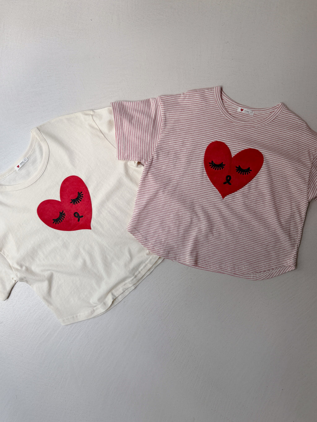 T-shirt Sia - ligné rouge et blanc