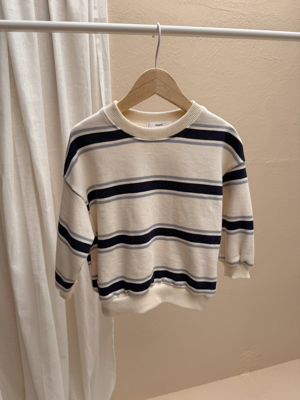 Pull Gaspard - écru à lignes