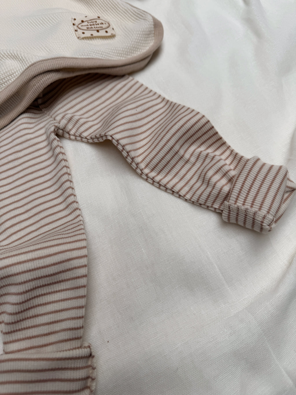 Legging Alex - beige à lignes