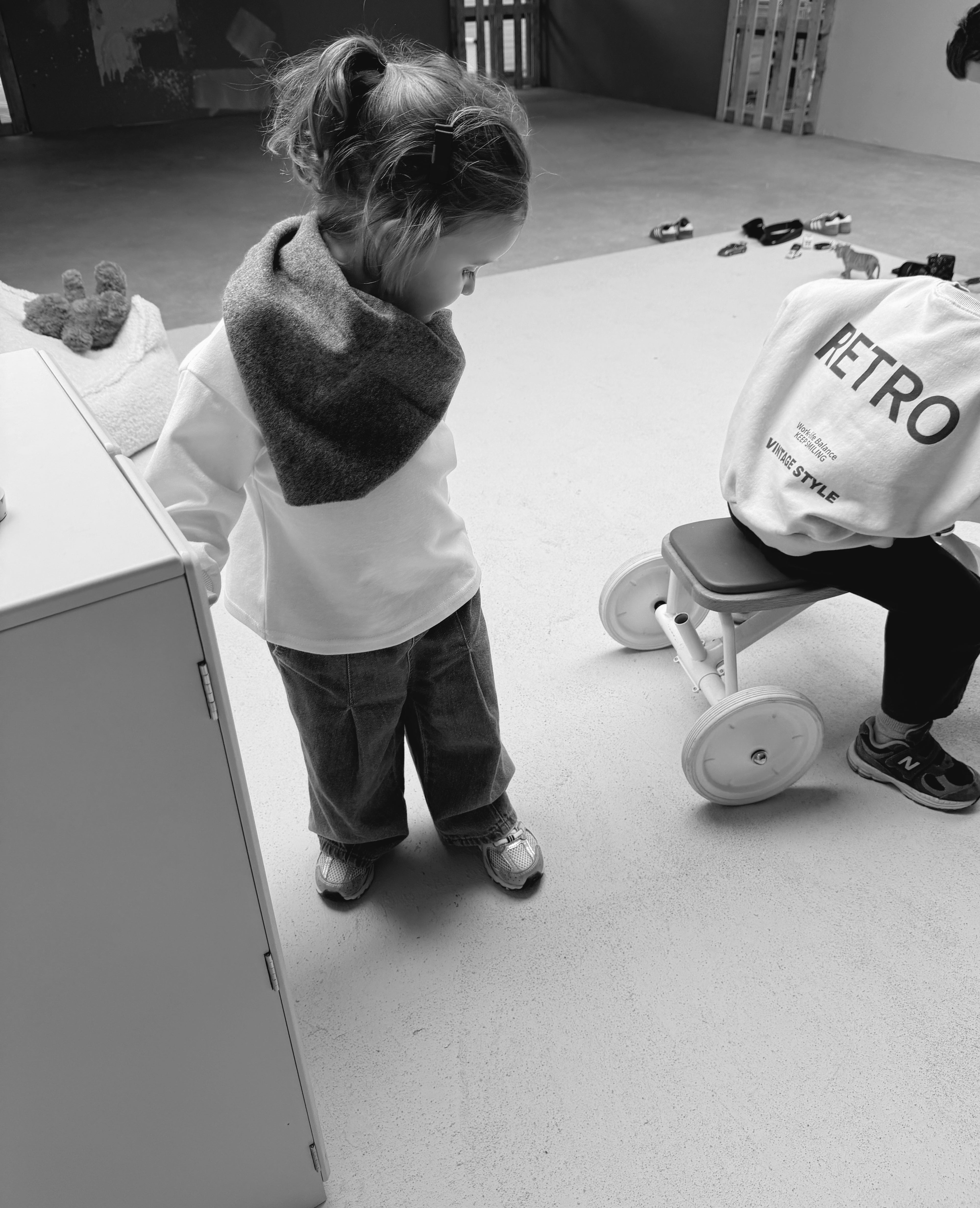 Foulard Dely - gris foncé