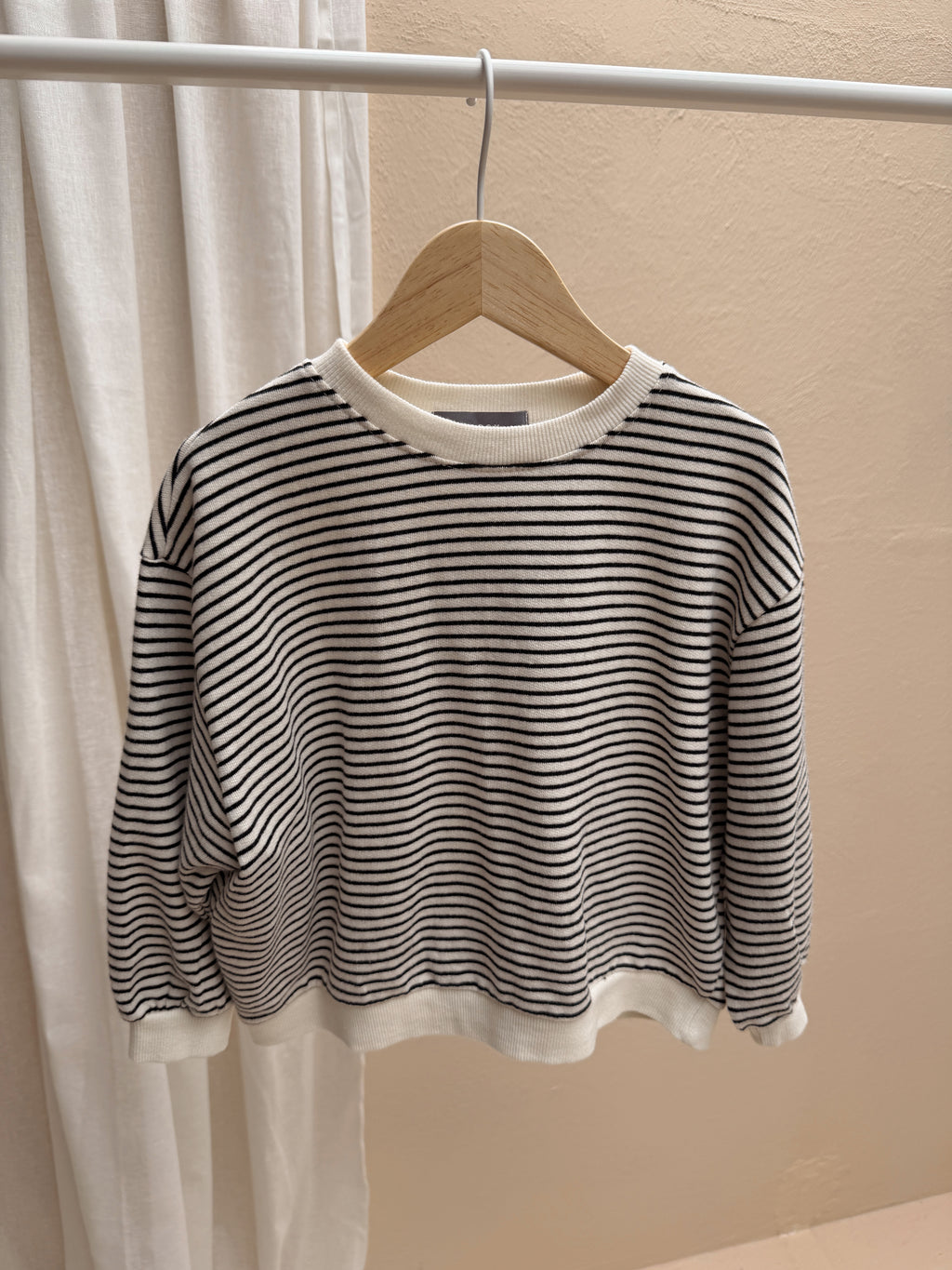 Pull Elise - écru à lignes