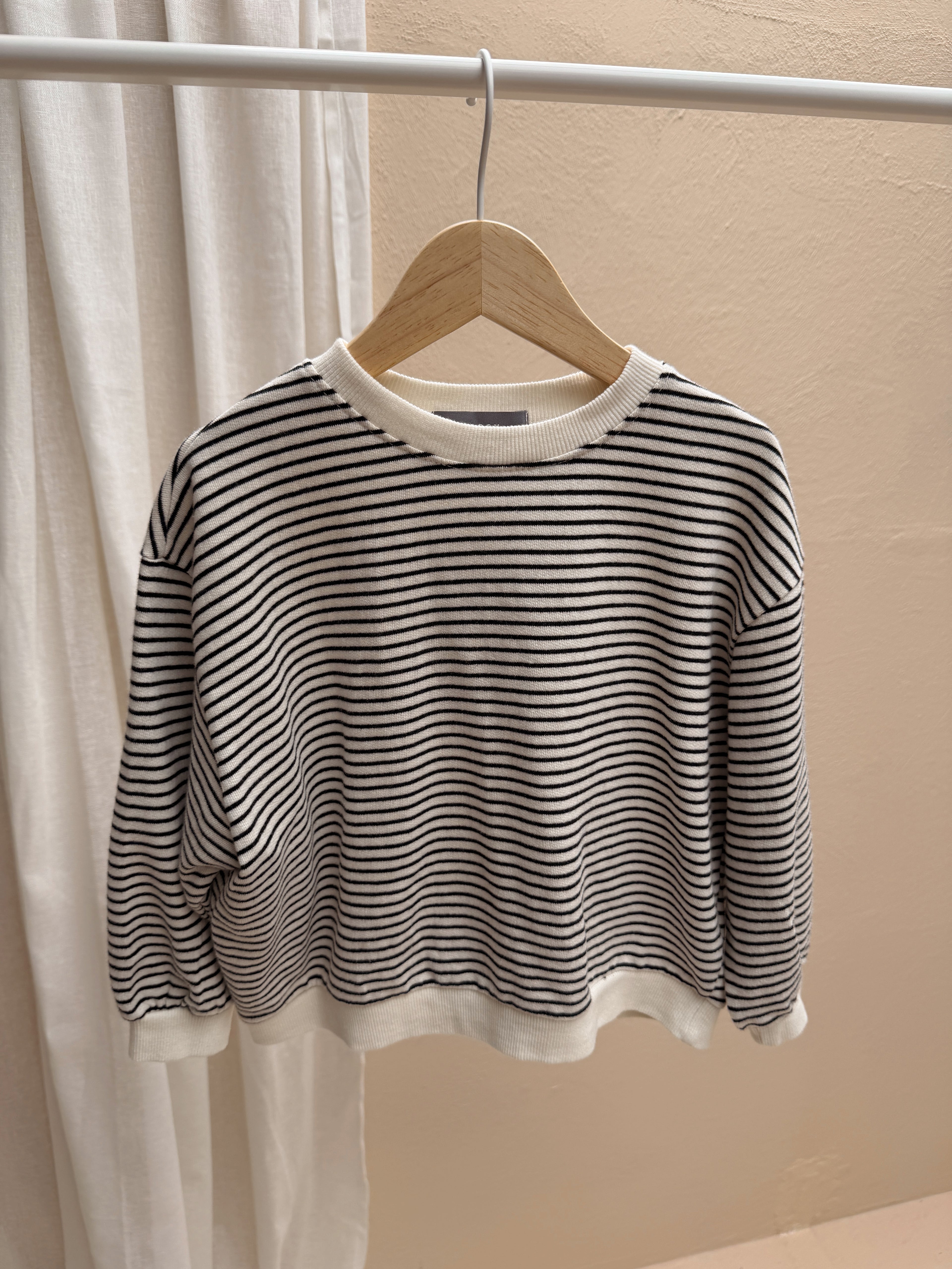 Pull Elise - écru à lignes