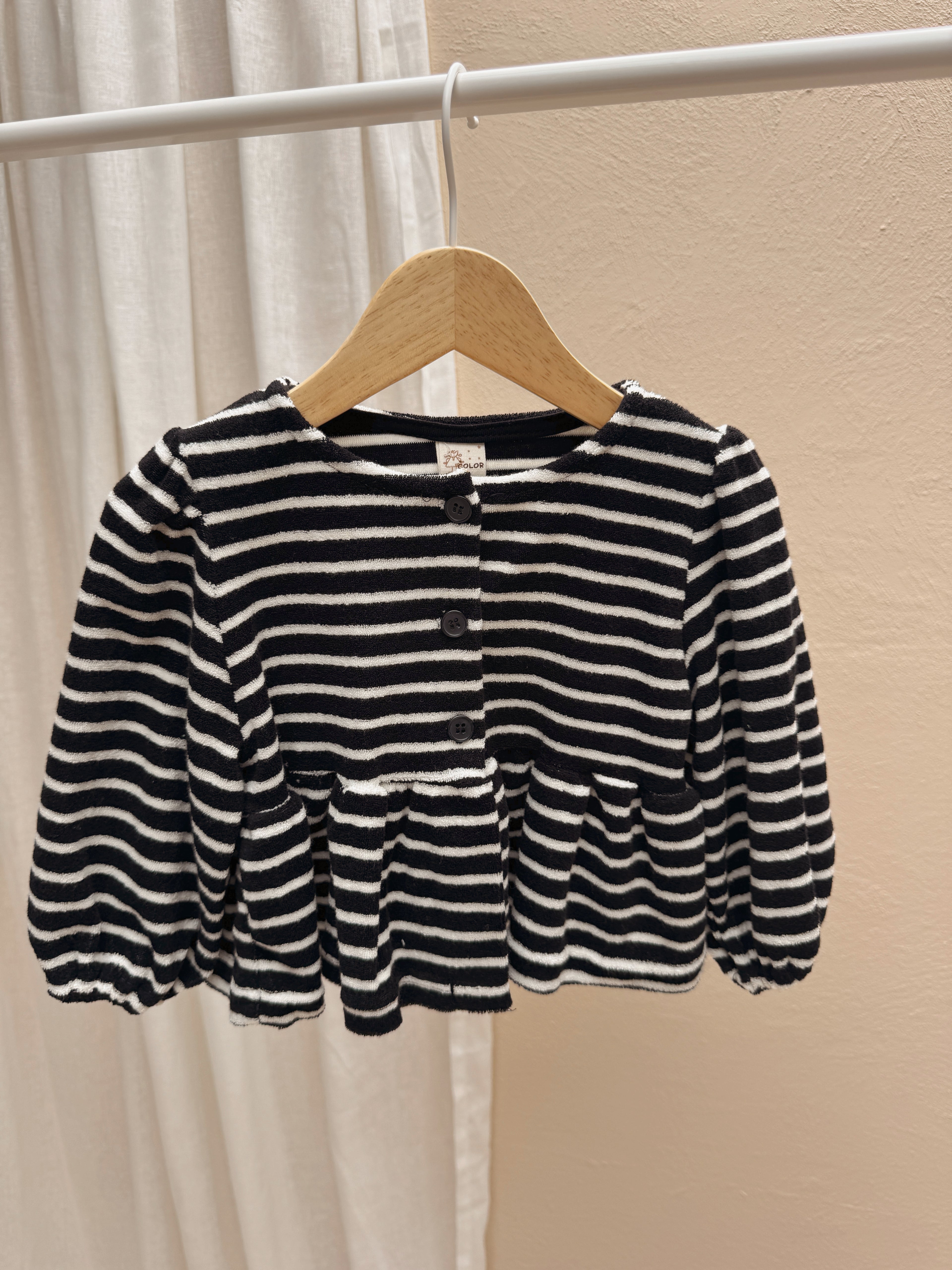 Gilet Flora - noir et blanc