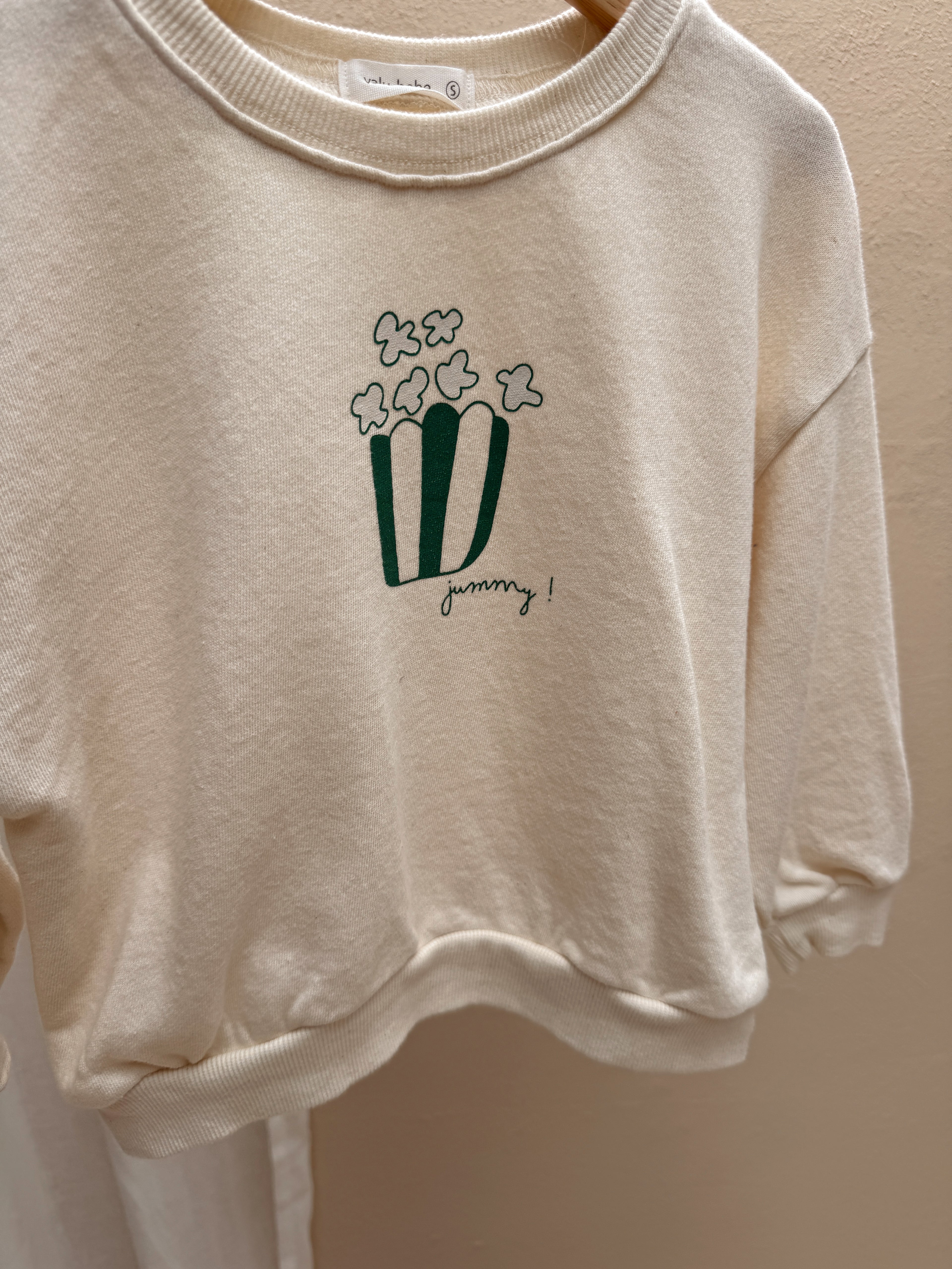 Pull Pop corn - écru