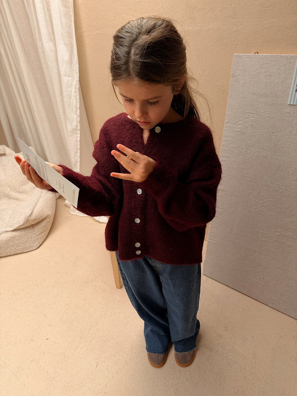 Gilet Marine - bordeaux