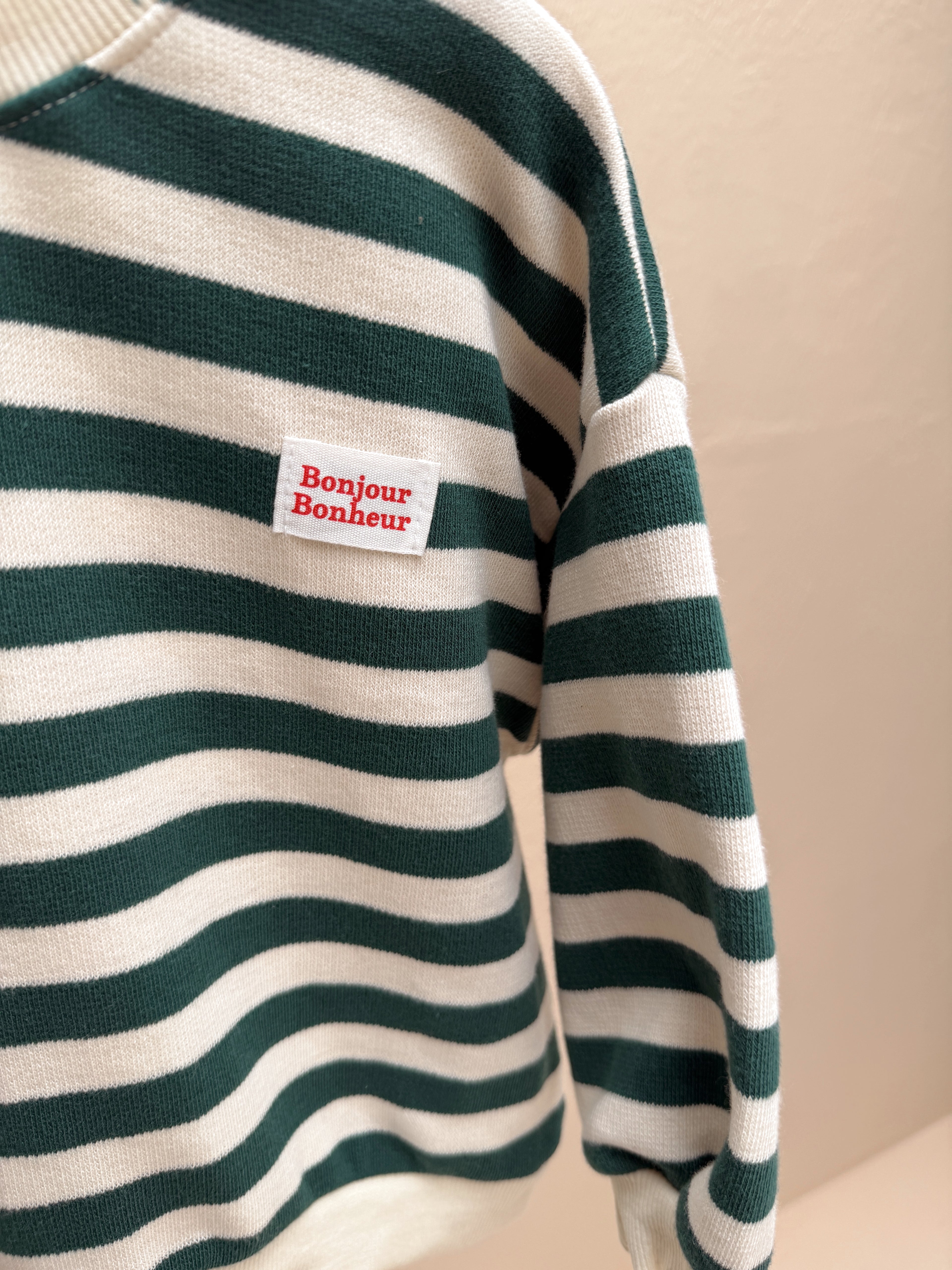 Pull Edouard - écru et vert