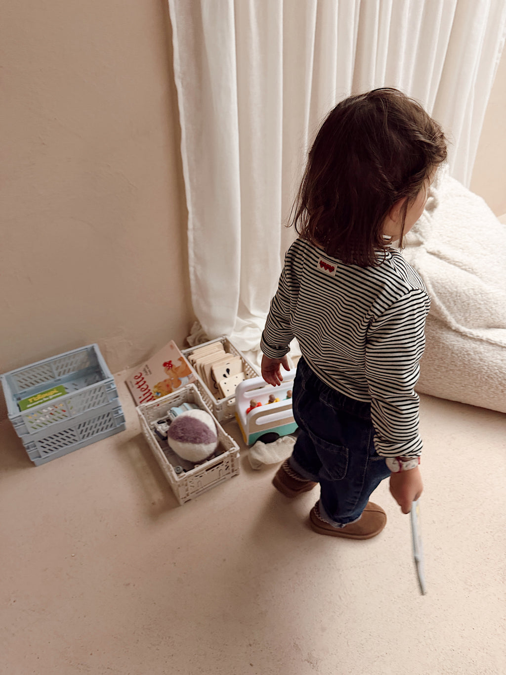 T-shirt Olivia - écru et noir