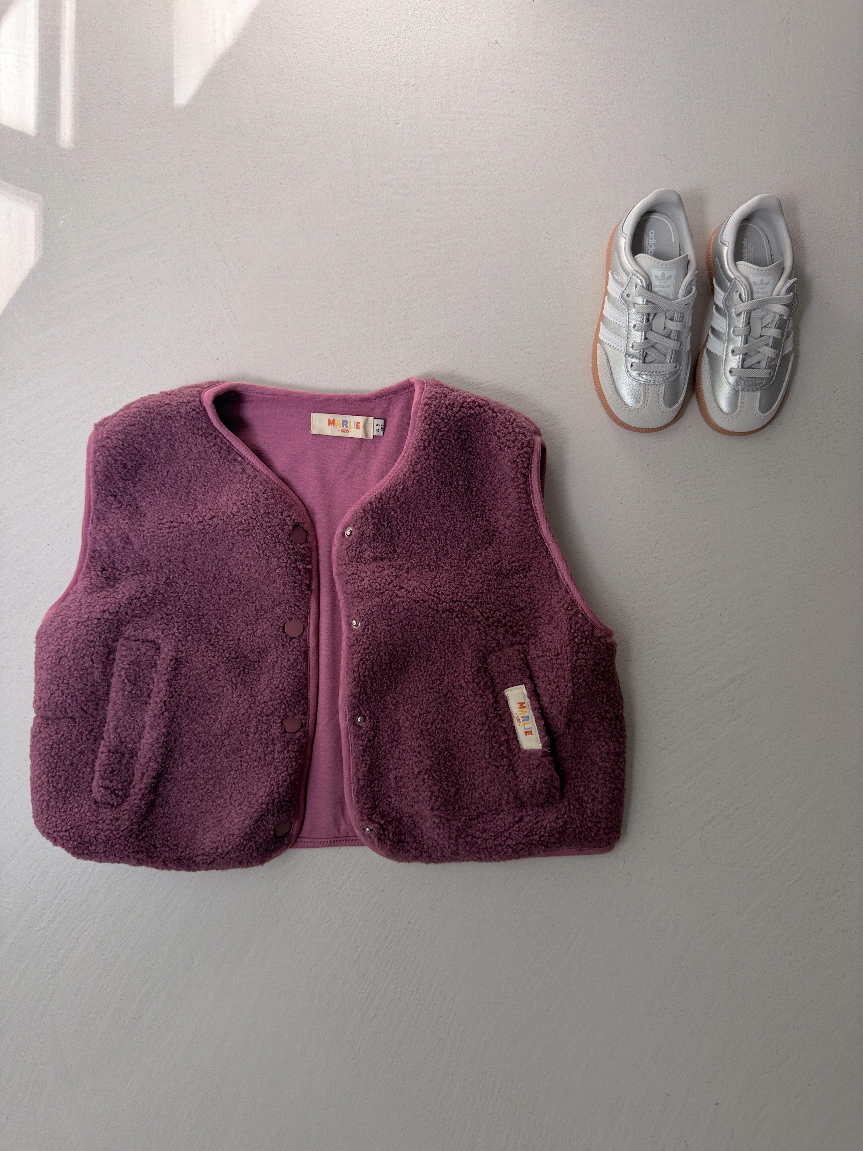 Gilet Léo - prune