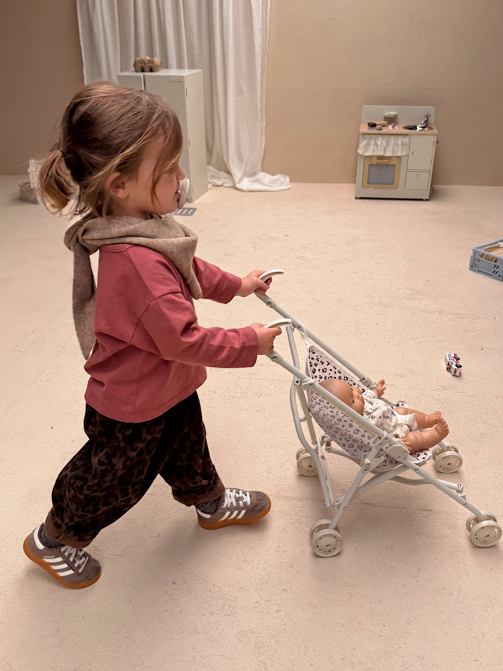 Pantalon Nora - léopard brun