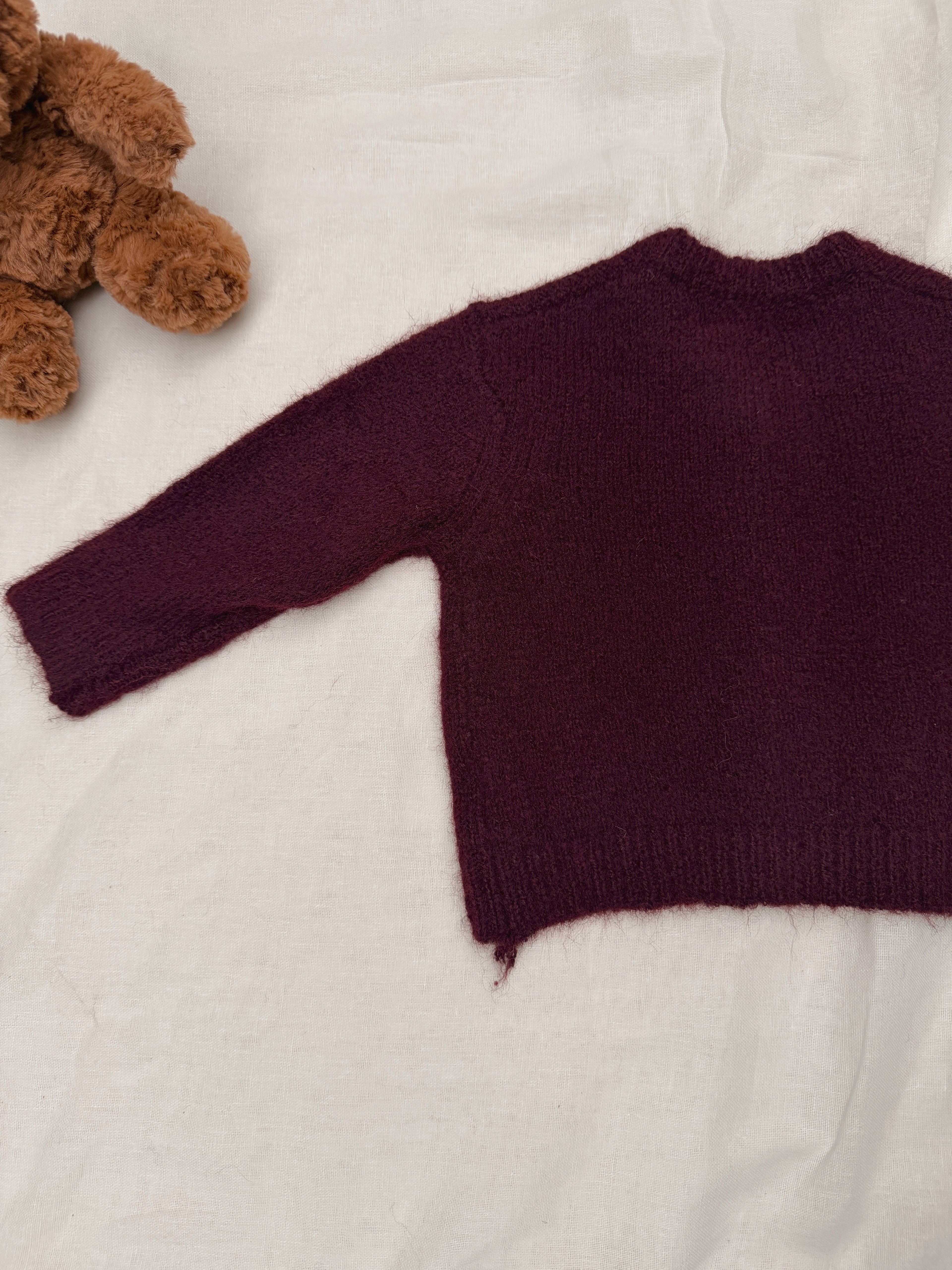 Gilet Marine - bordeaux