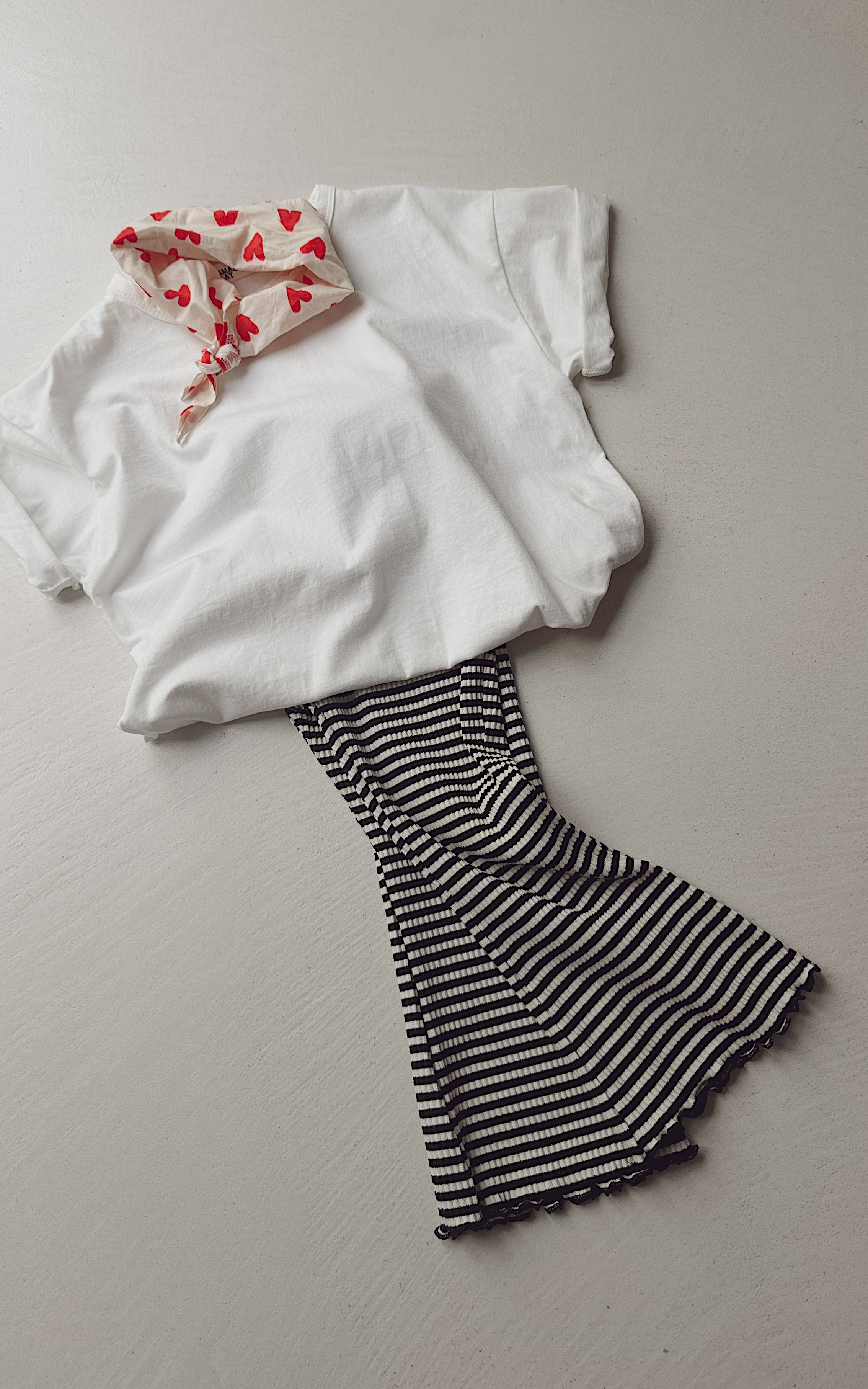 Legging June - noir et écru