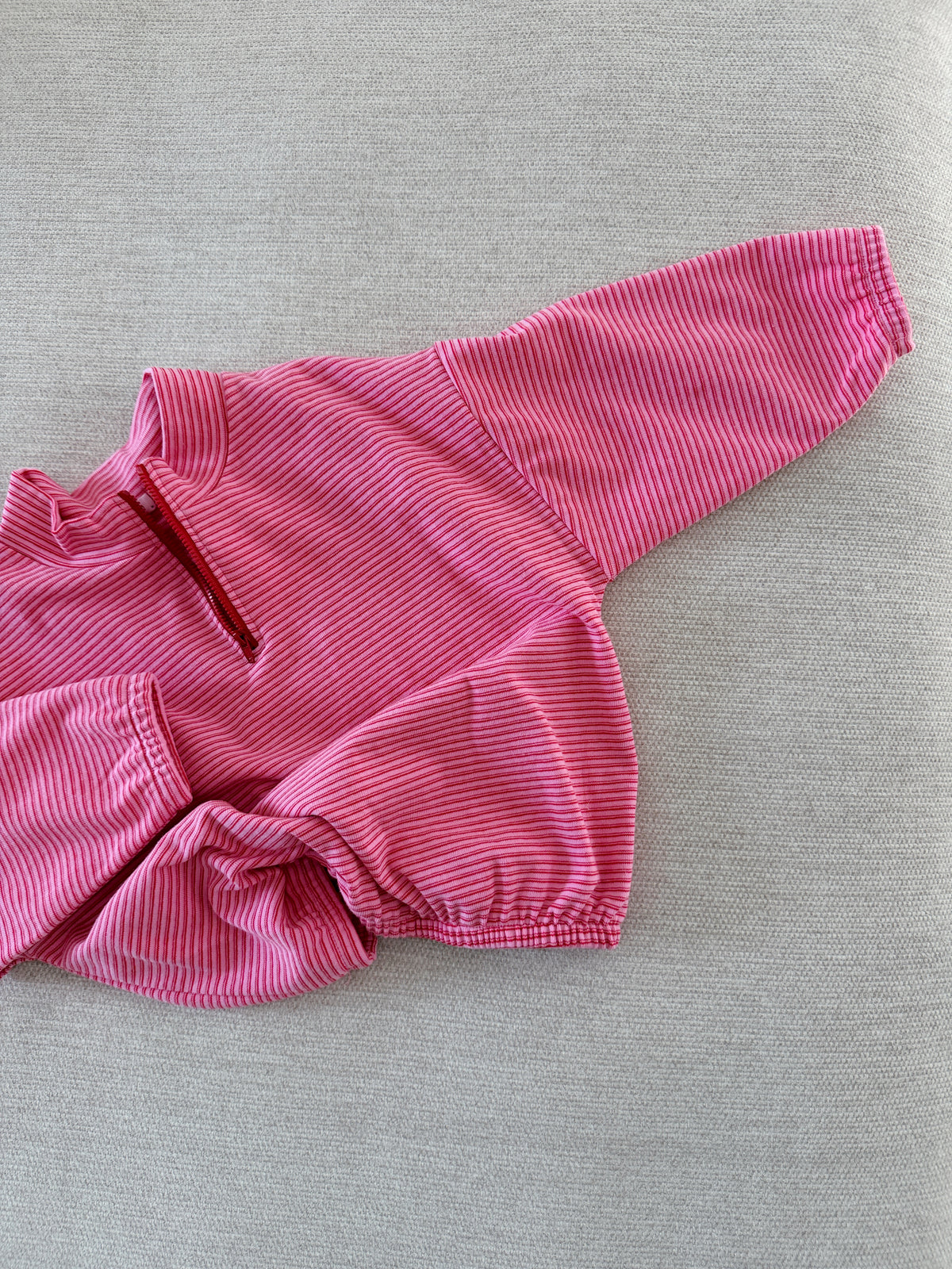 Sweat Elian - ligné rose