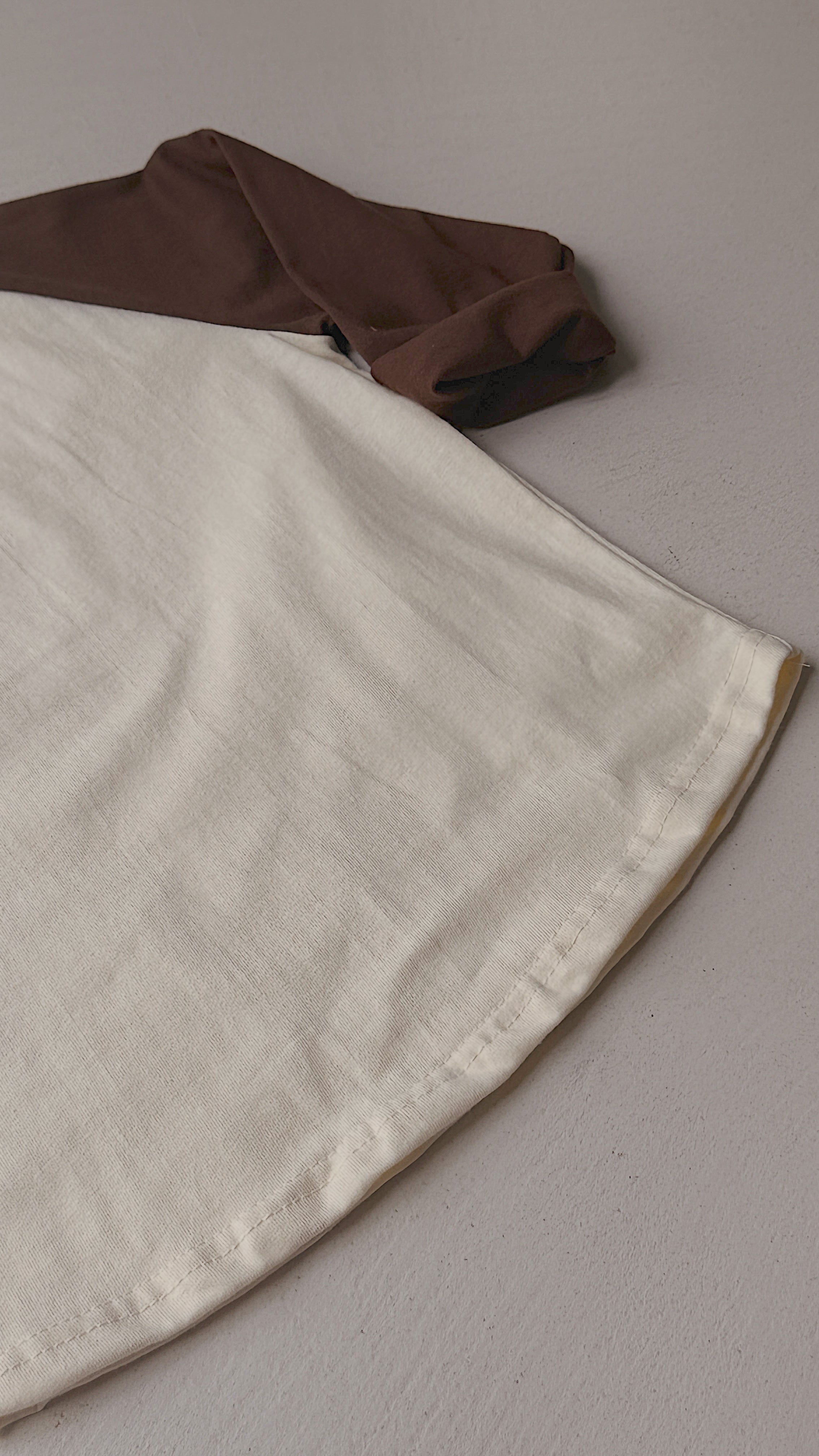 T-shirt Joe - écru et brun