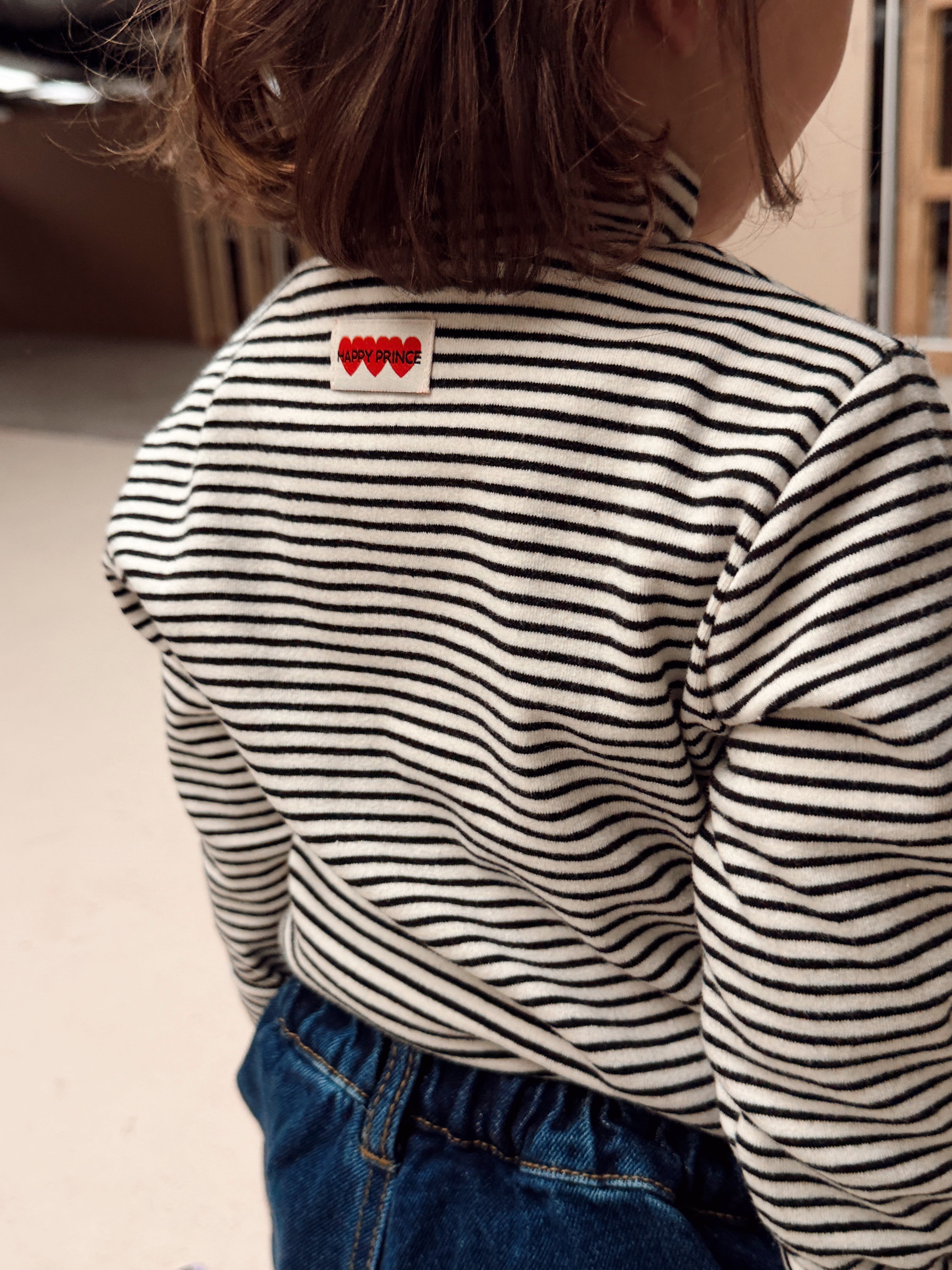 T-shirt Olivia - écru et noir