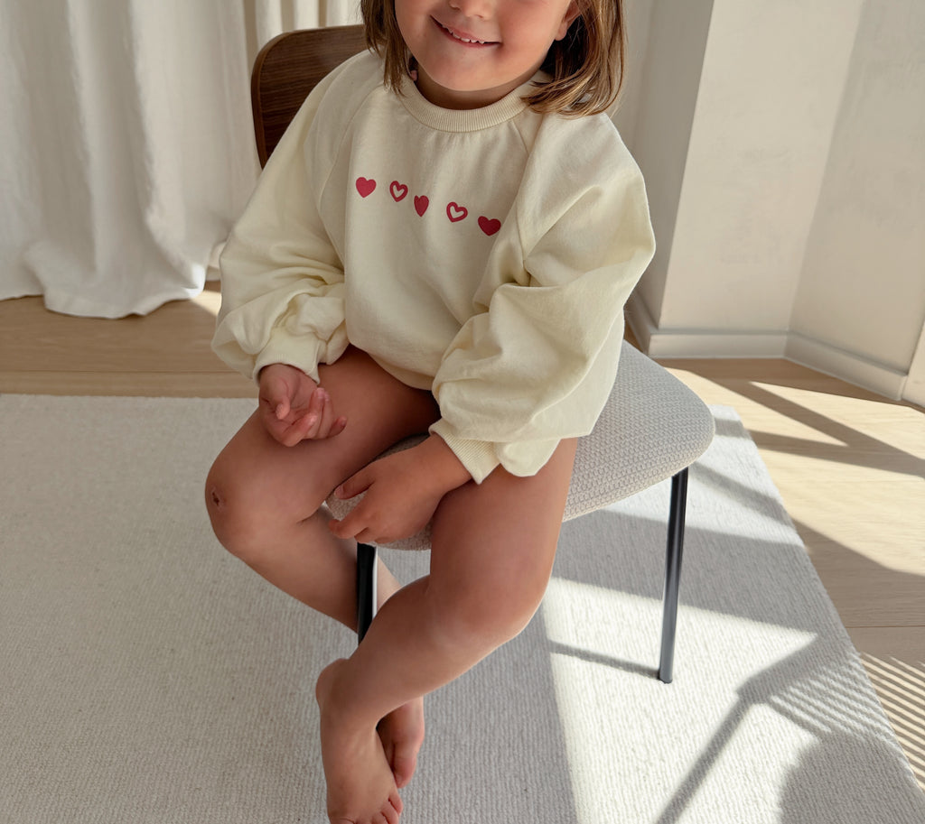 Sweatshirt Maddie - ecru
