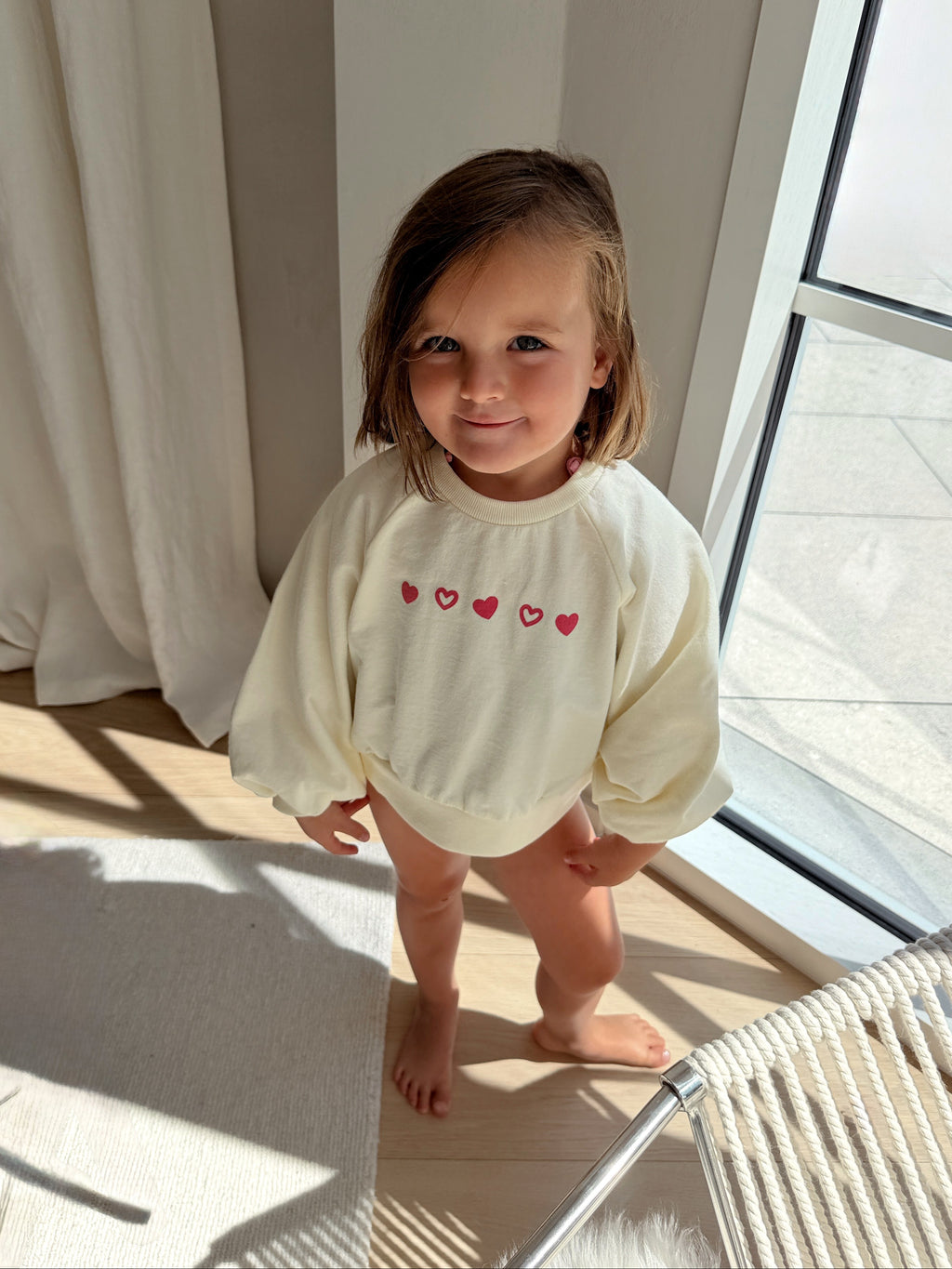 Sweatshirt Maddie - ecru