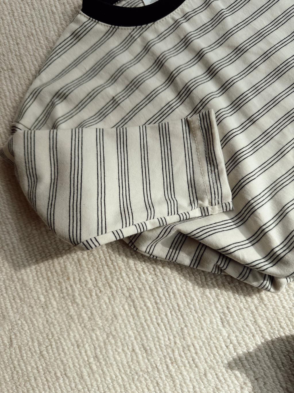 T-shirt Oscar - écru ligné