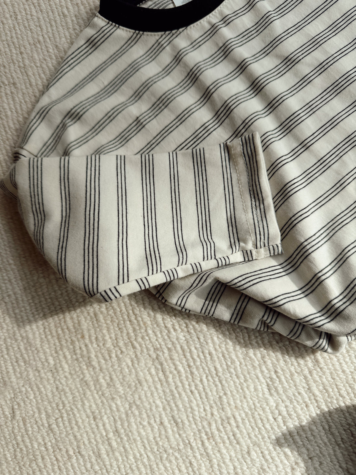 T-shirt Oscar - écru ligné