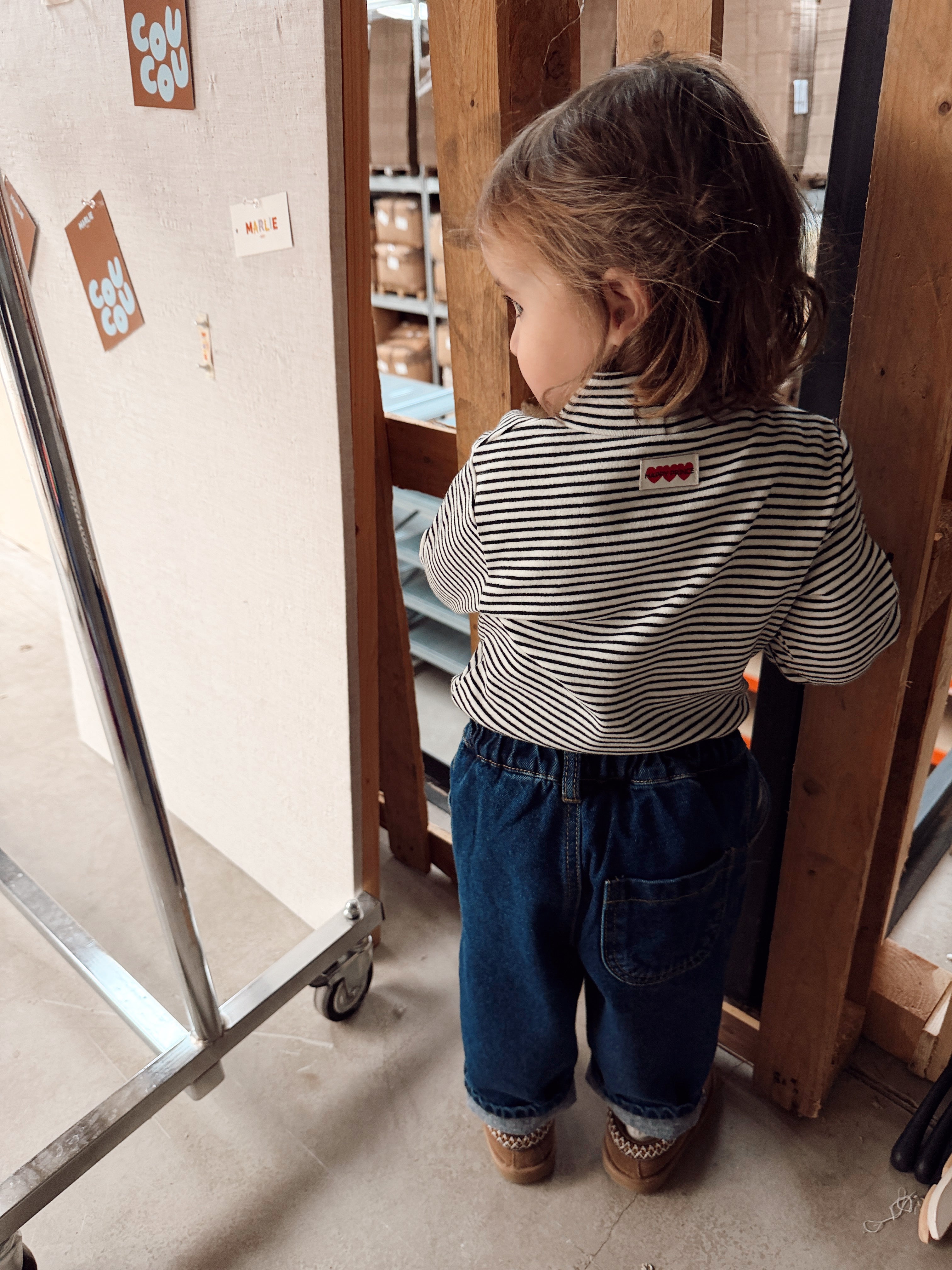 T-shirt Olivia - écru et noir