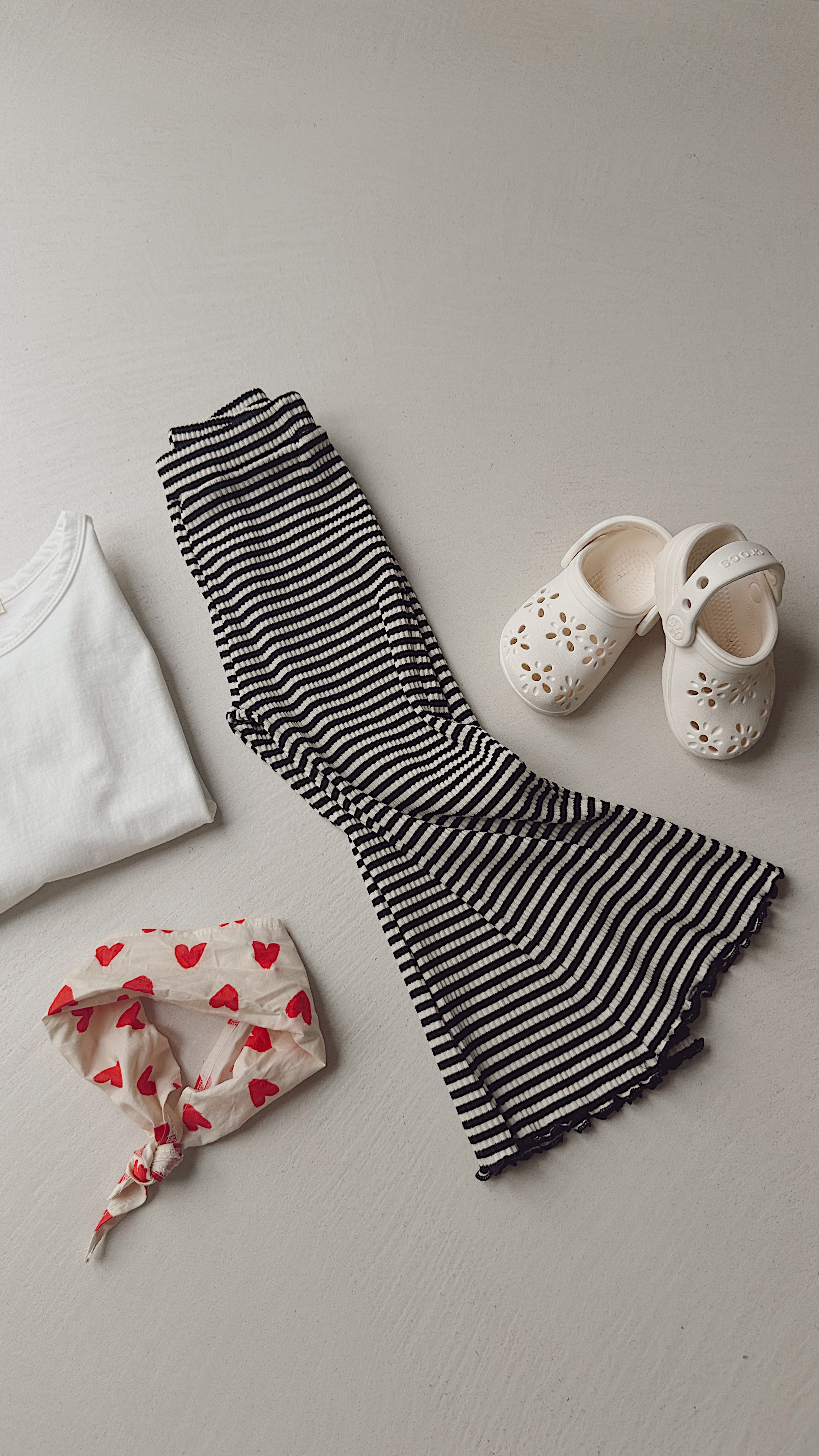 Legging June - noir et écru