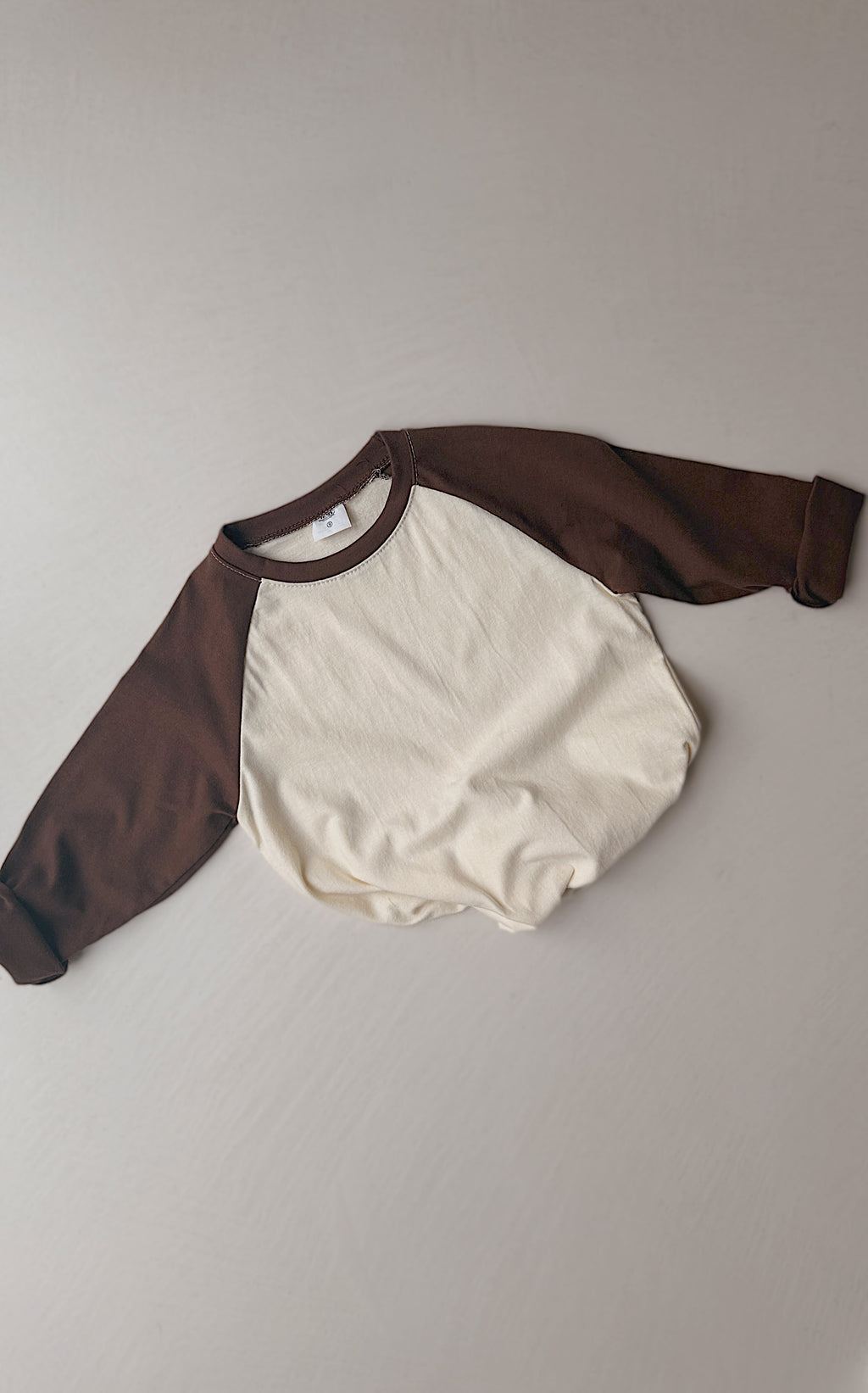 T-shirt Joe - écru et brun