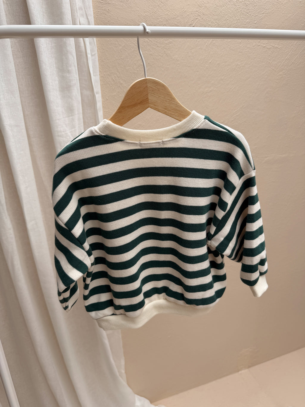 Pull Edouard - écru et vert