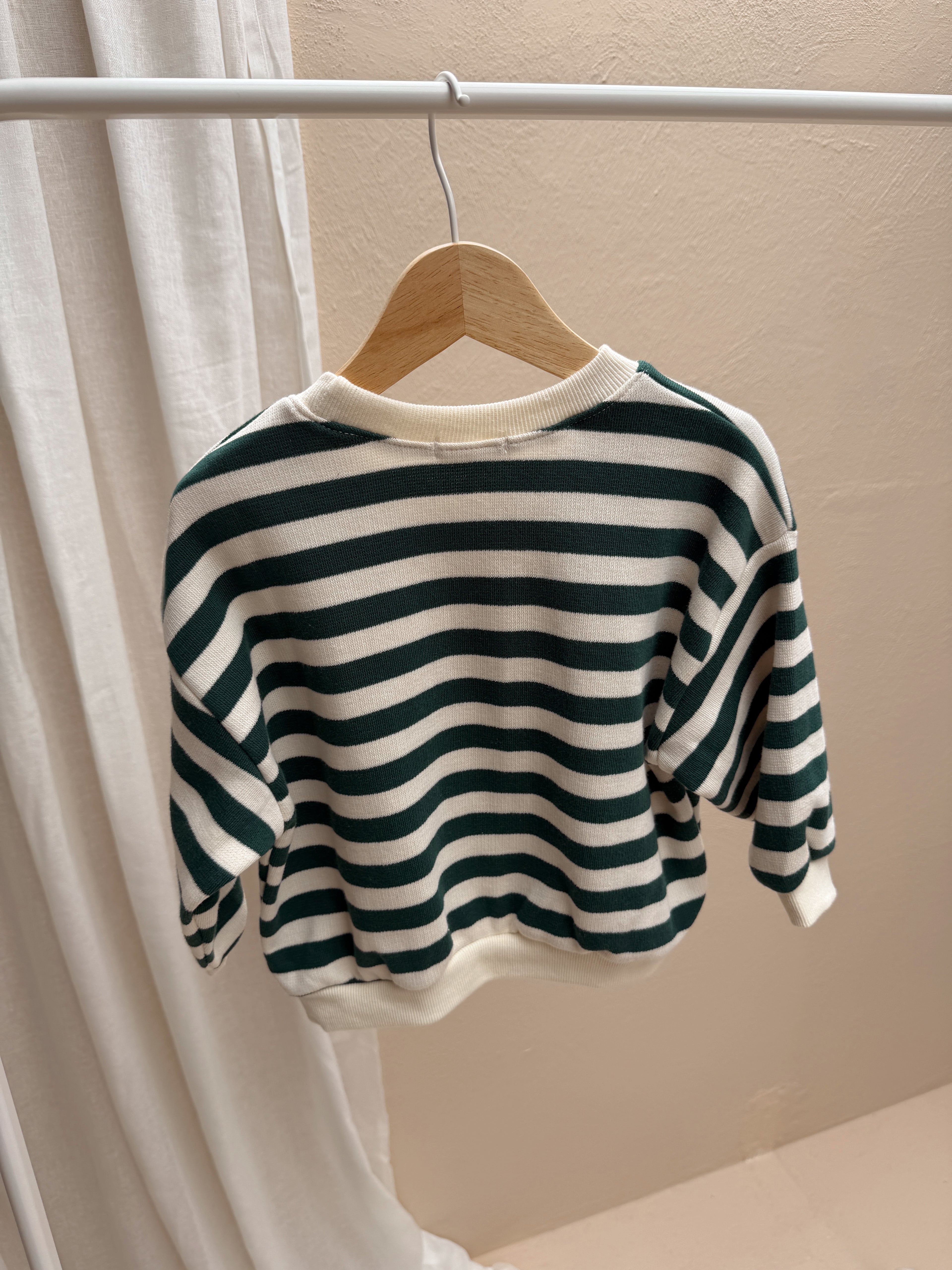 Pull Edouard - écru et vert