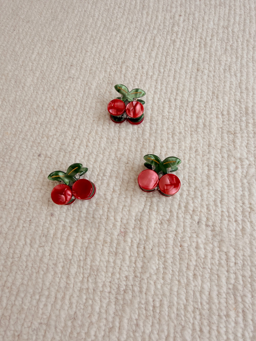 Pinces à cheveux Kika - rouge