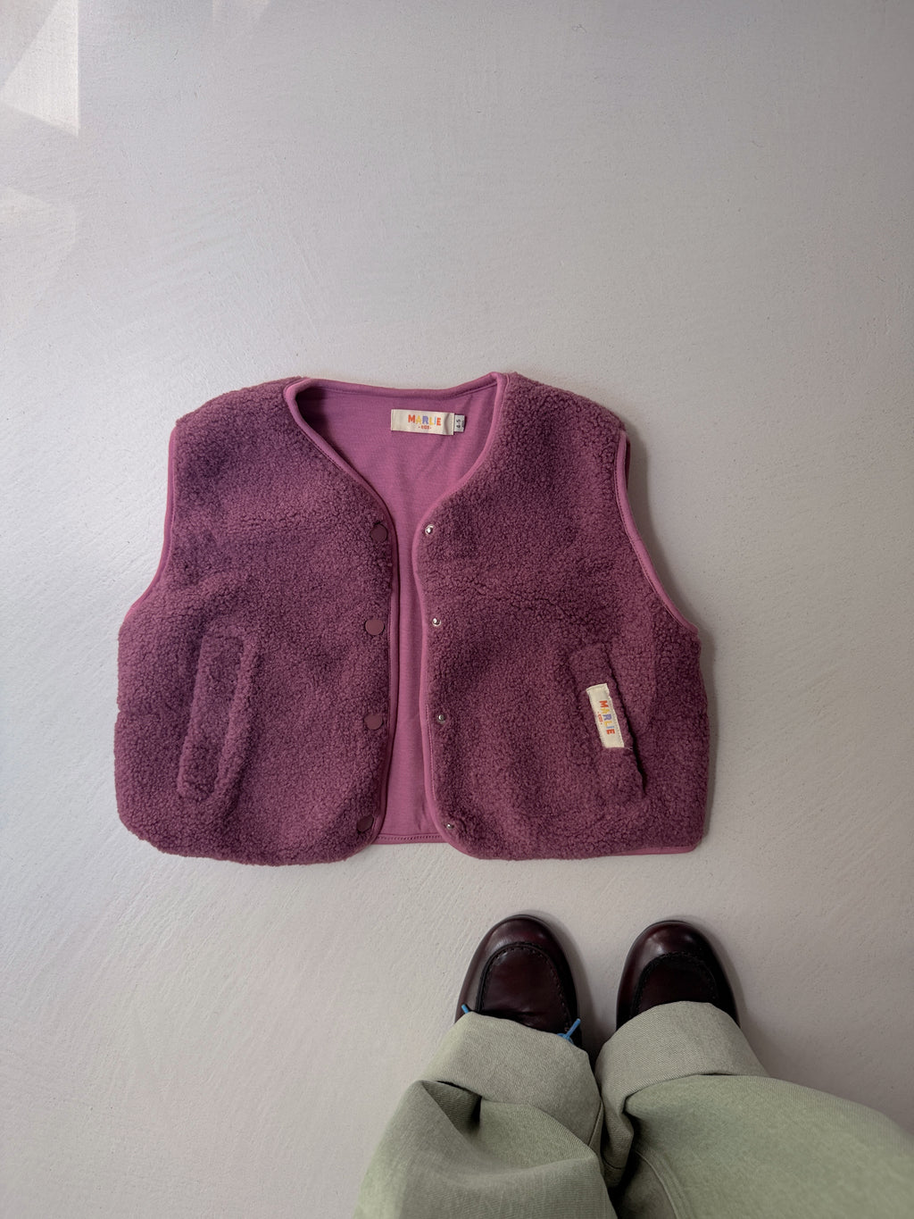 Gilet Léo - prune