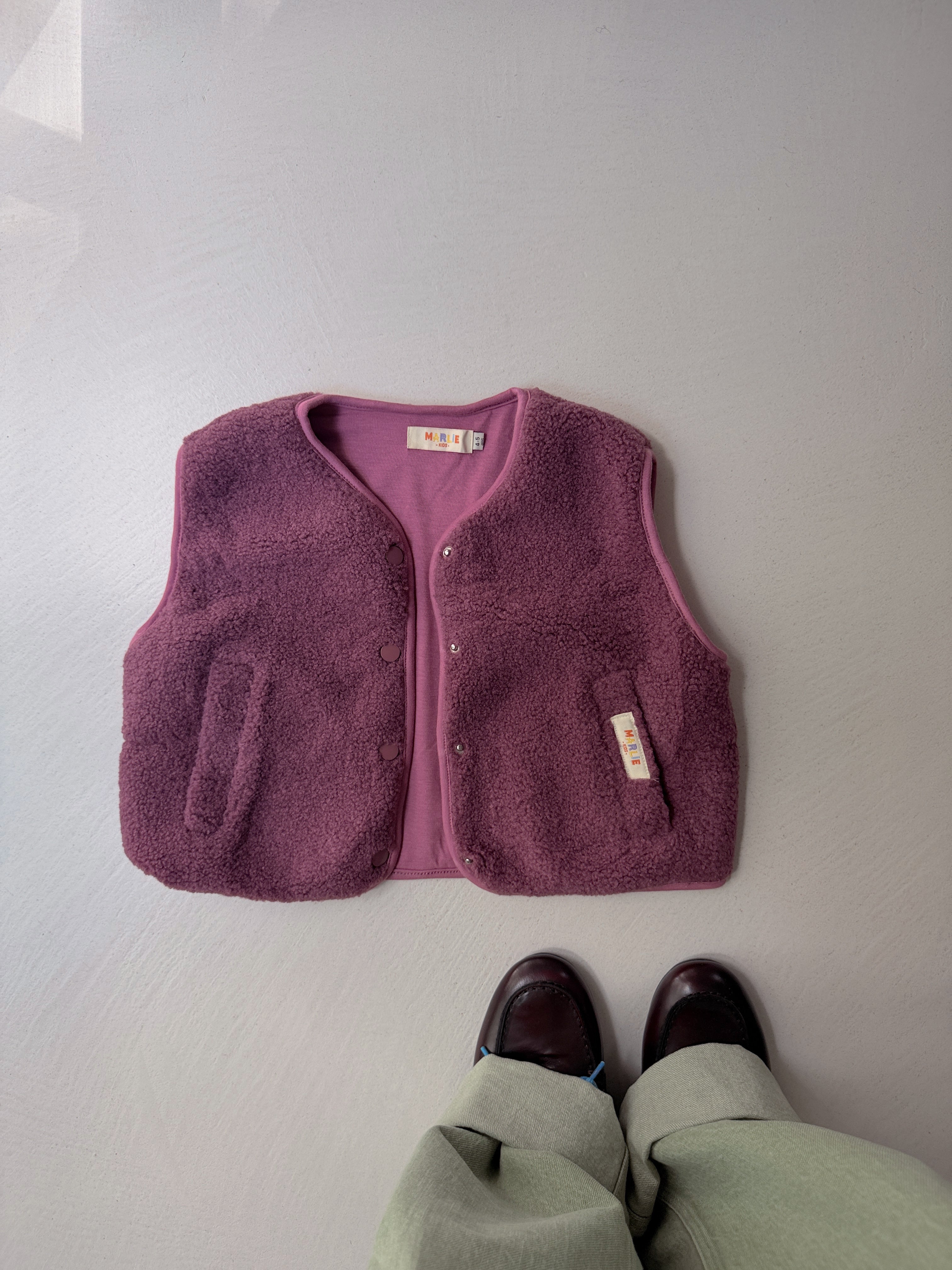 Gilet Léo - prune