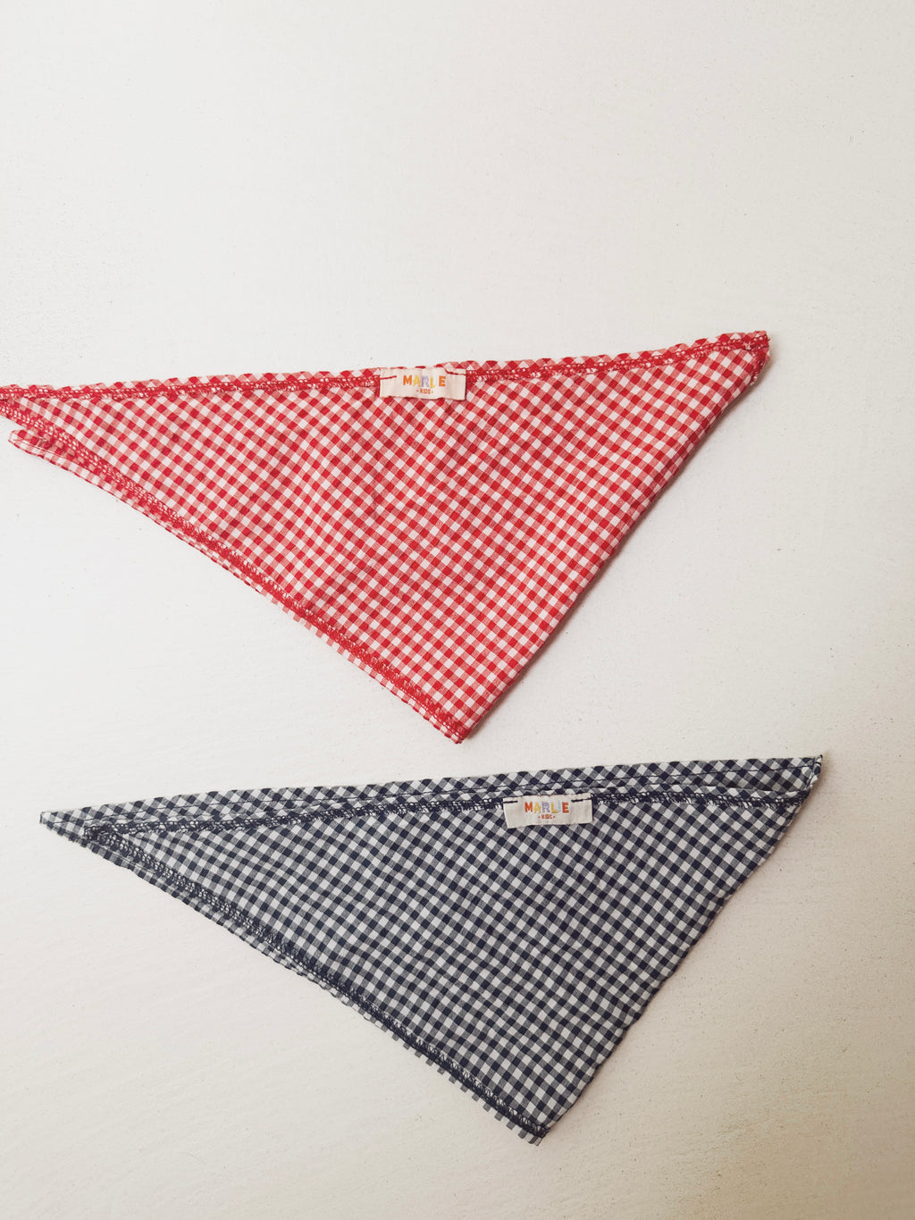 Foulard Sofia - vichy bleu
