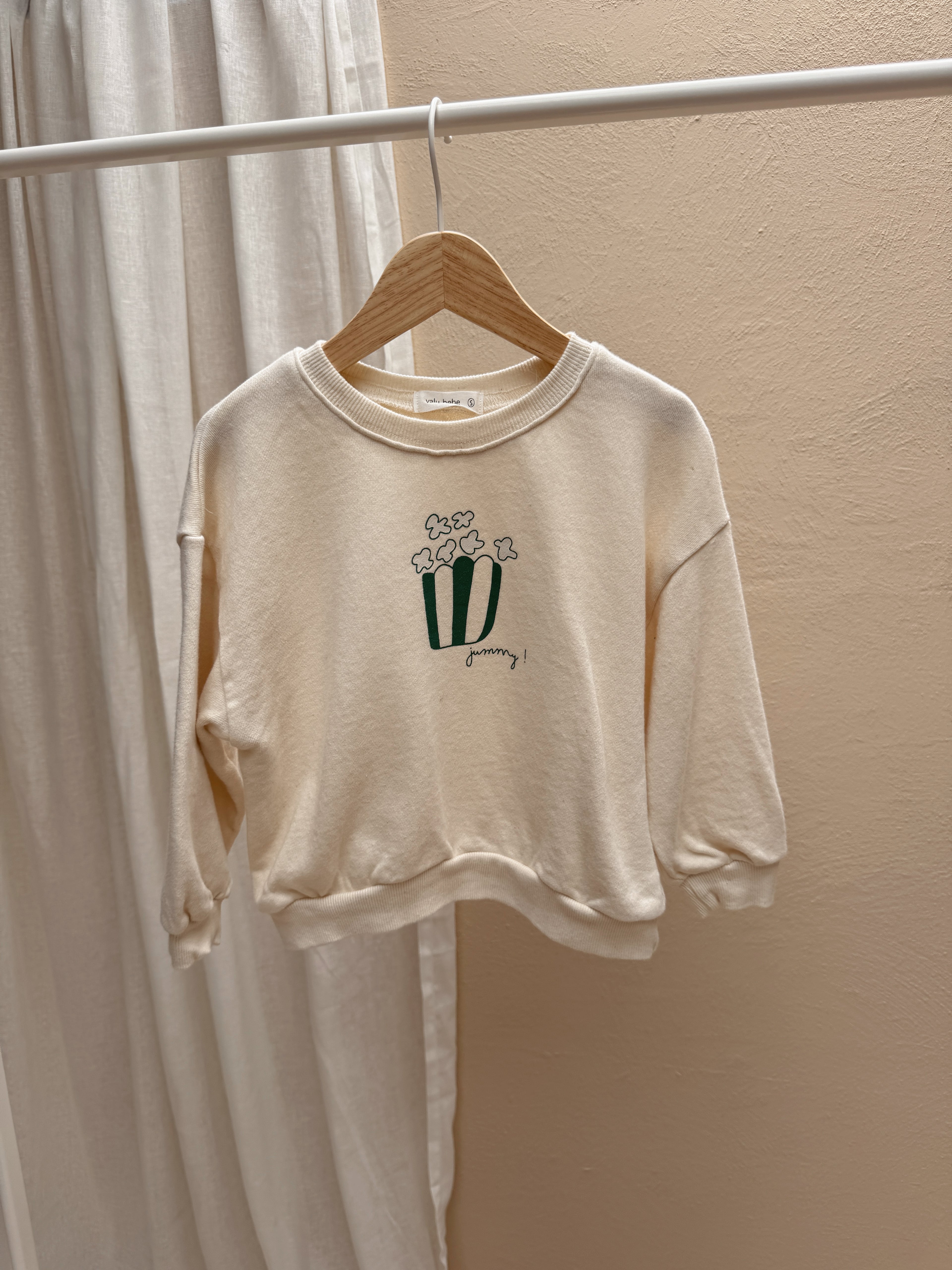 Pull Pop corn - écru