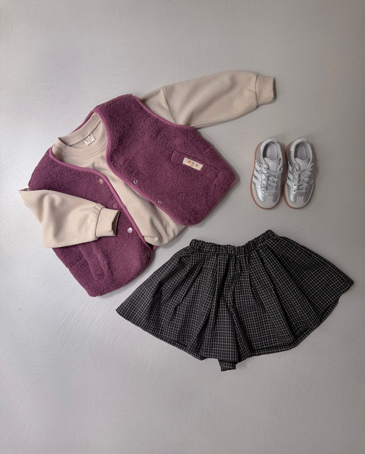 Gilet Léo - prune