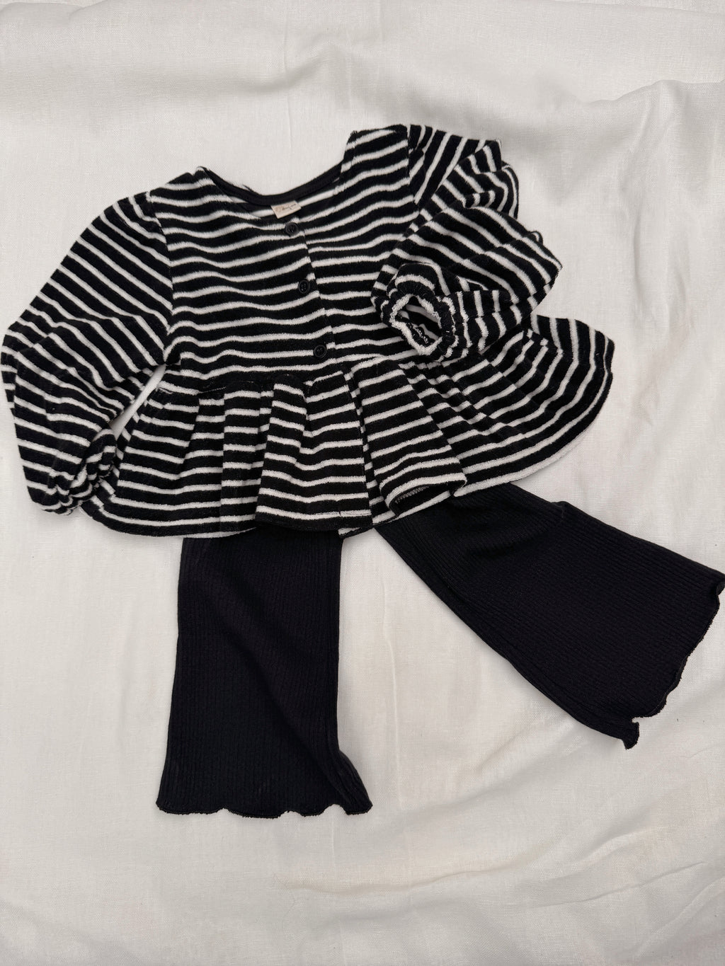 Gilet Flora - noir et blanc