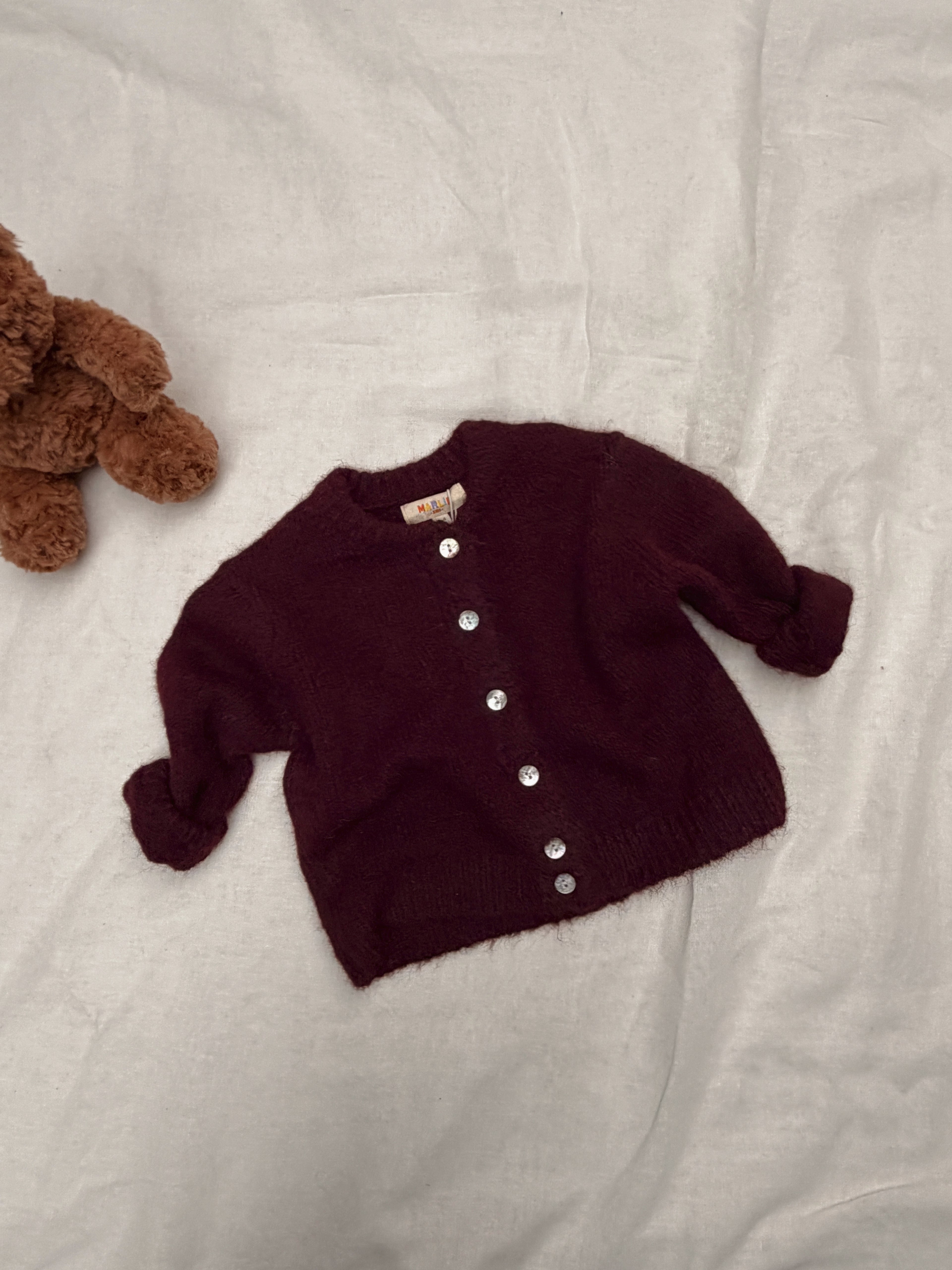 Gilet Marine - bordeaux