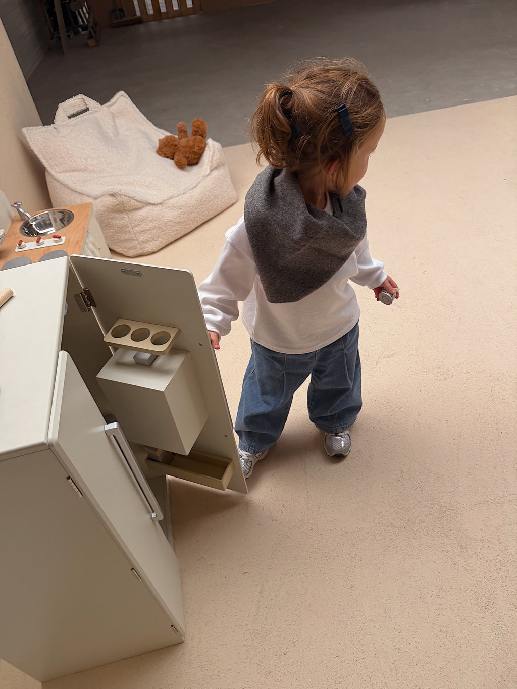 Foulard Dely - gris foncé