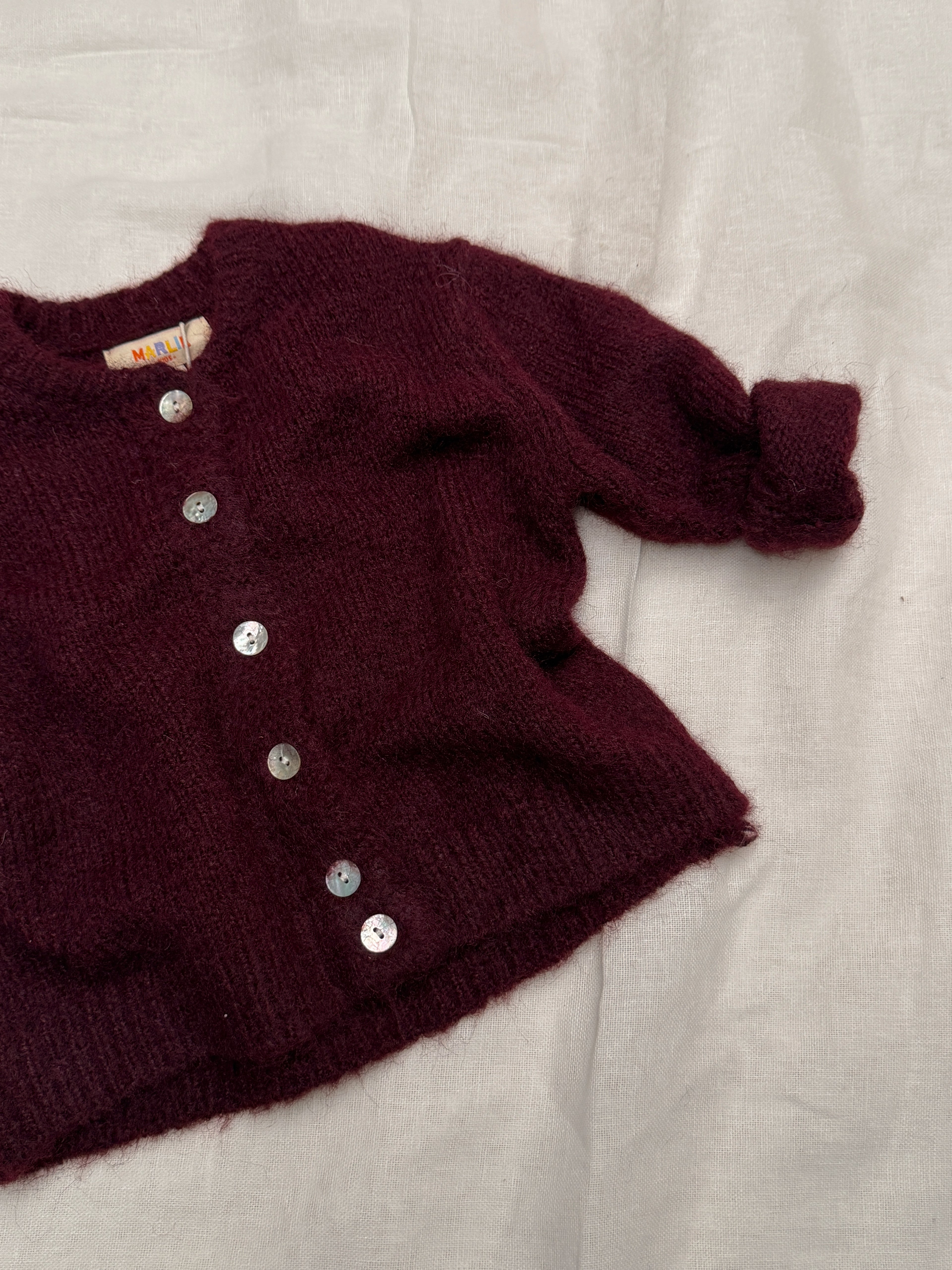 Gilet Marine - bordeaux