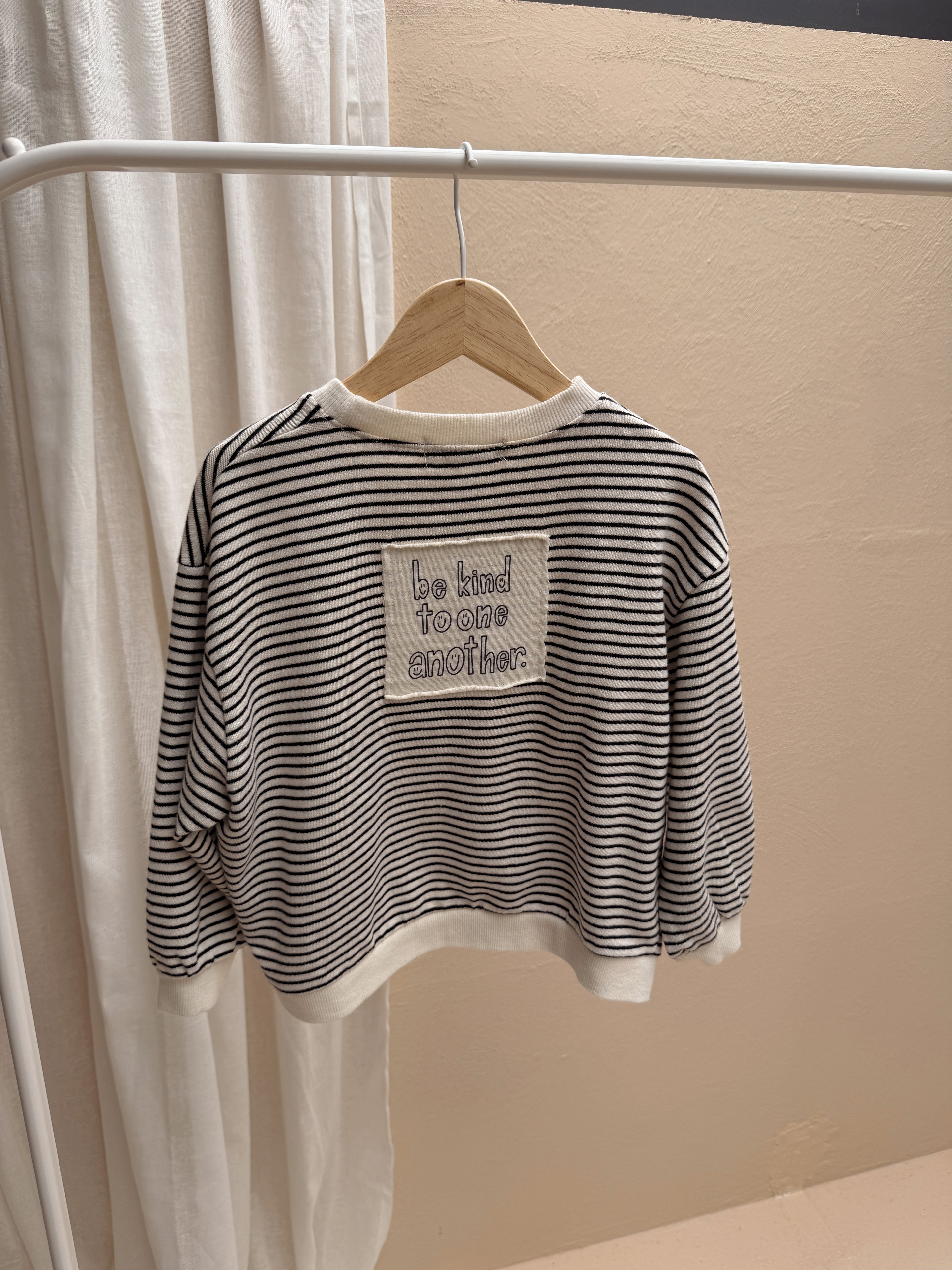 Pull Elise - écru à lignes