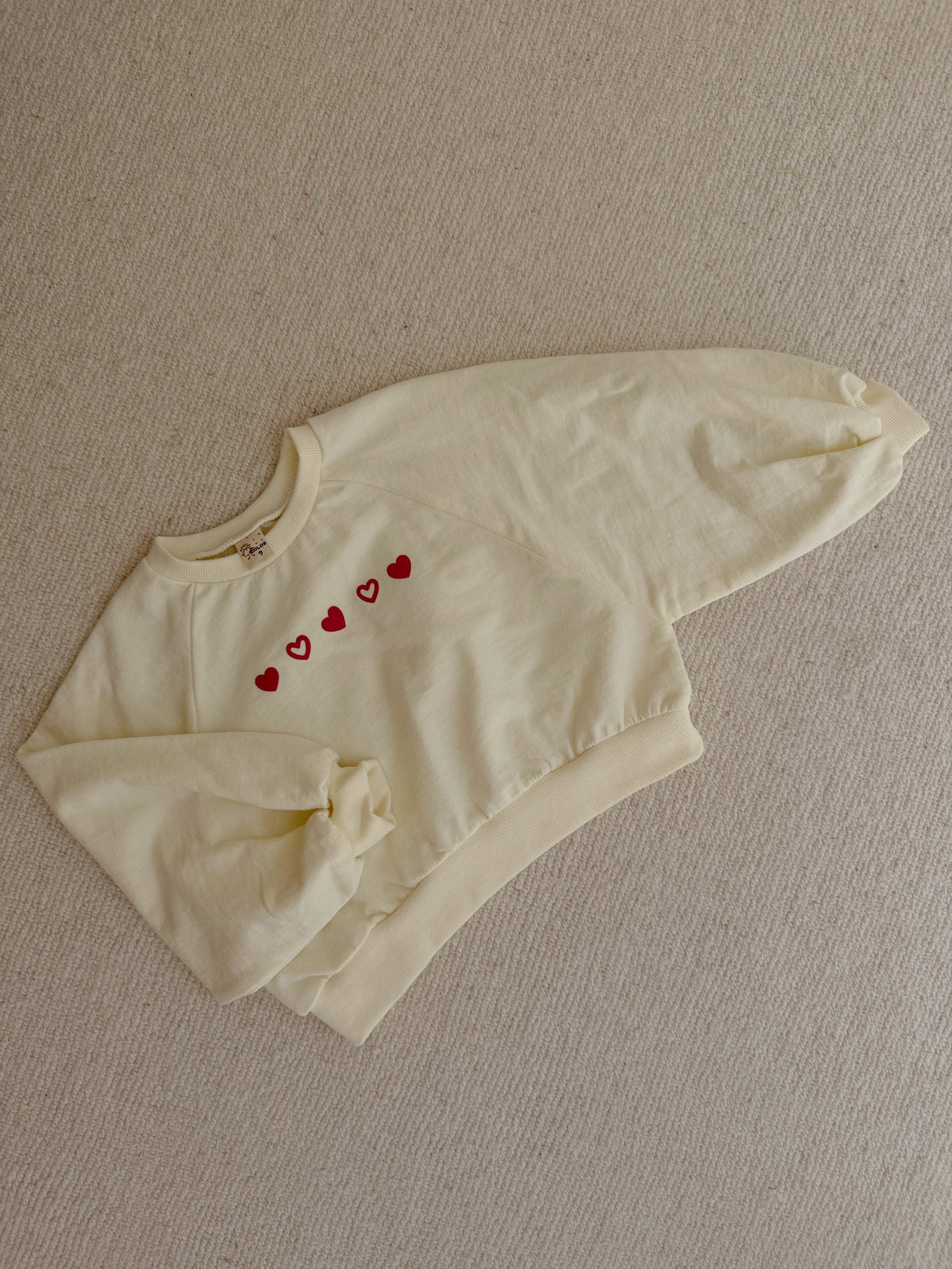Sweatshirt Maddie - ecru