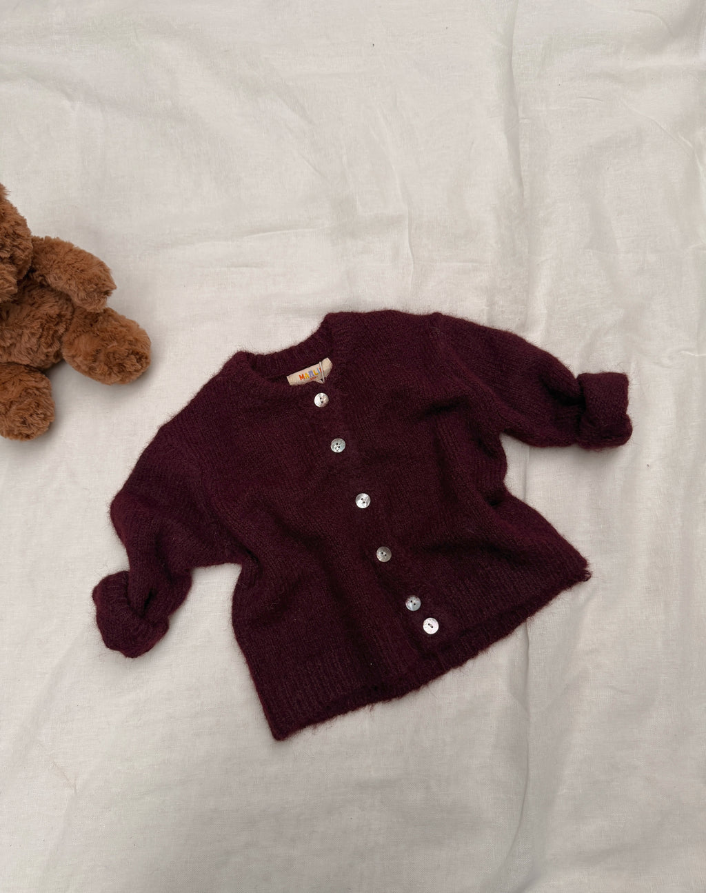 Gilet Marine - bordeaux