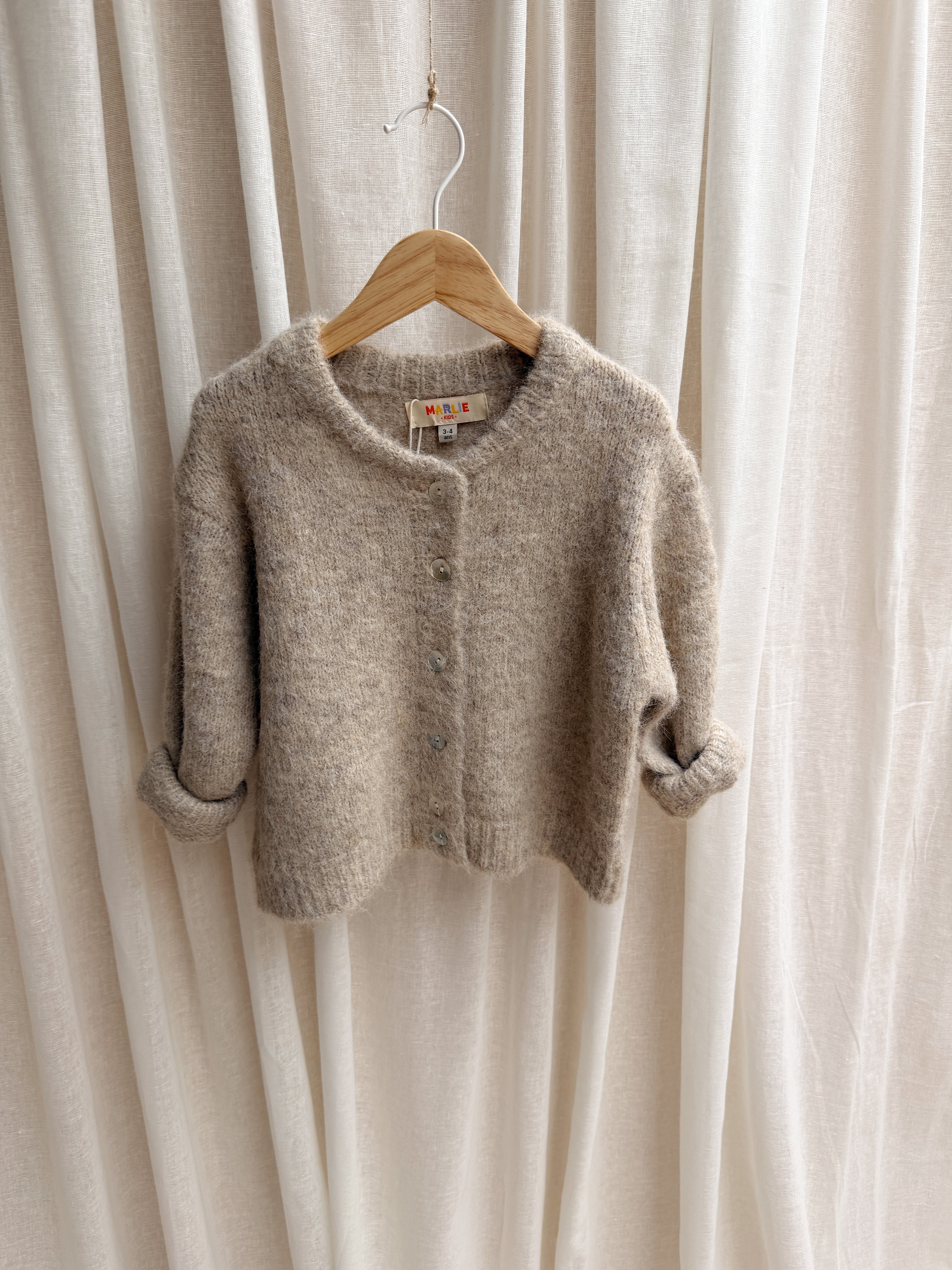 Gilet Marine - beige