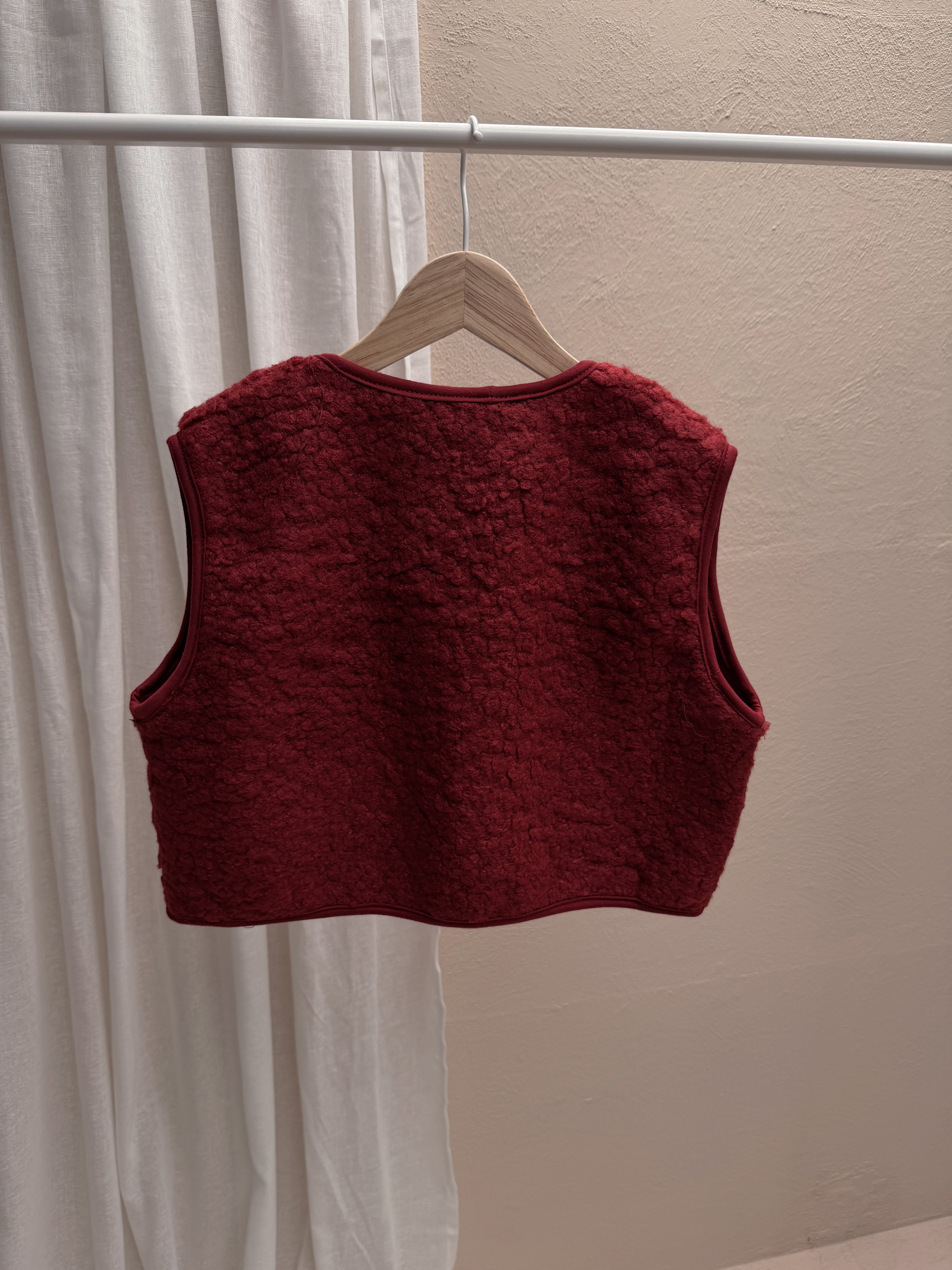 Gilet Anouk - bordeaux