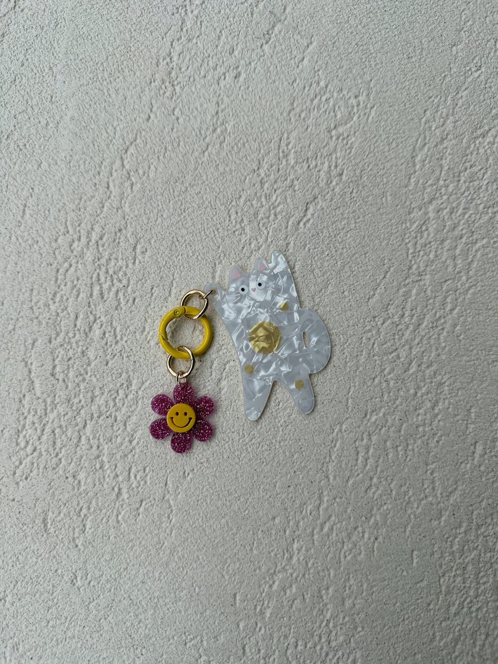 Porte-clé Kitty - blanc