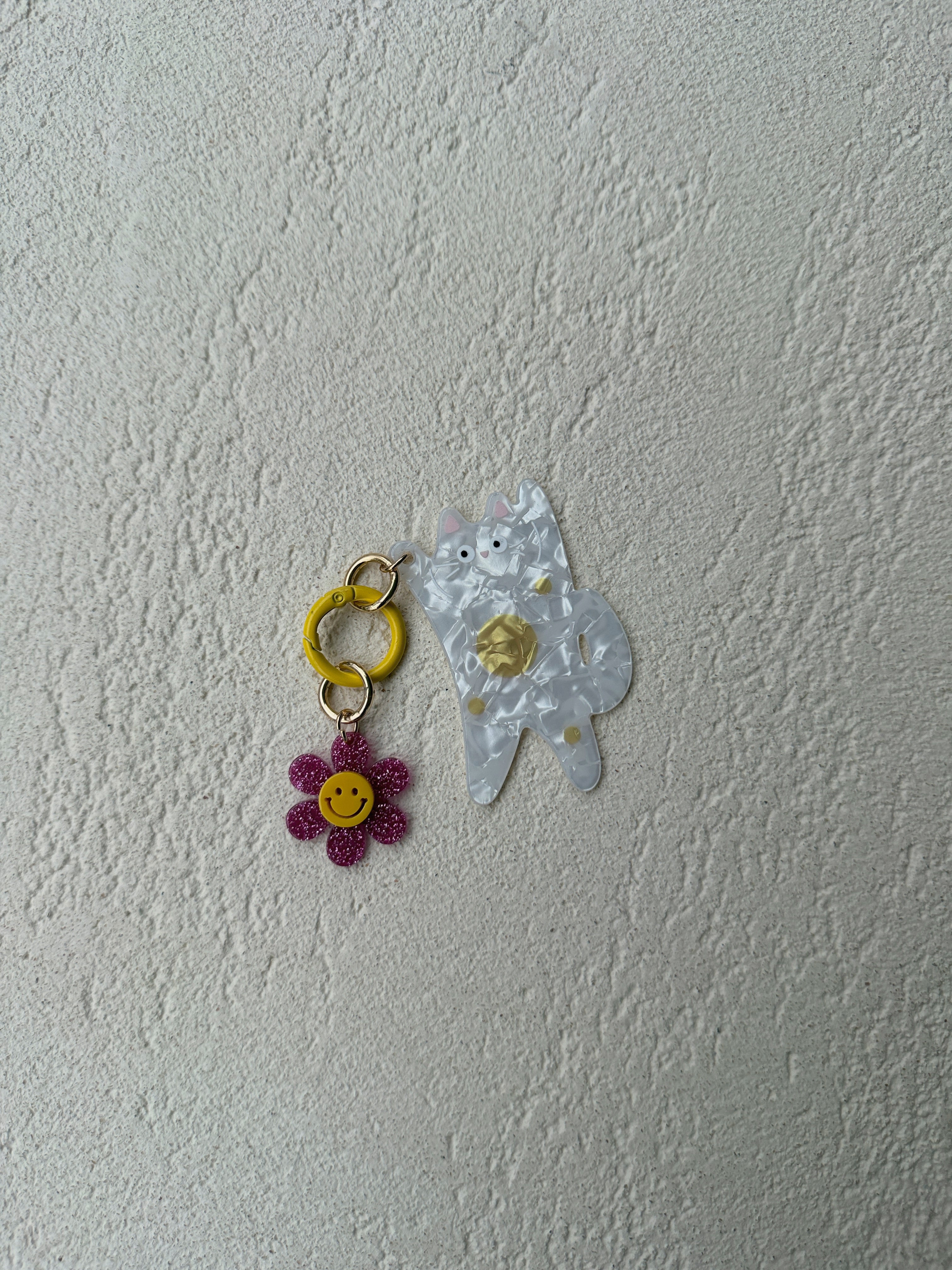 Porte-clé Kitty - blanc