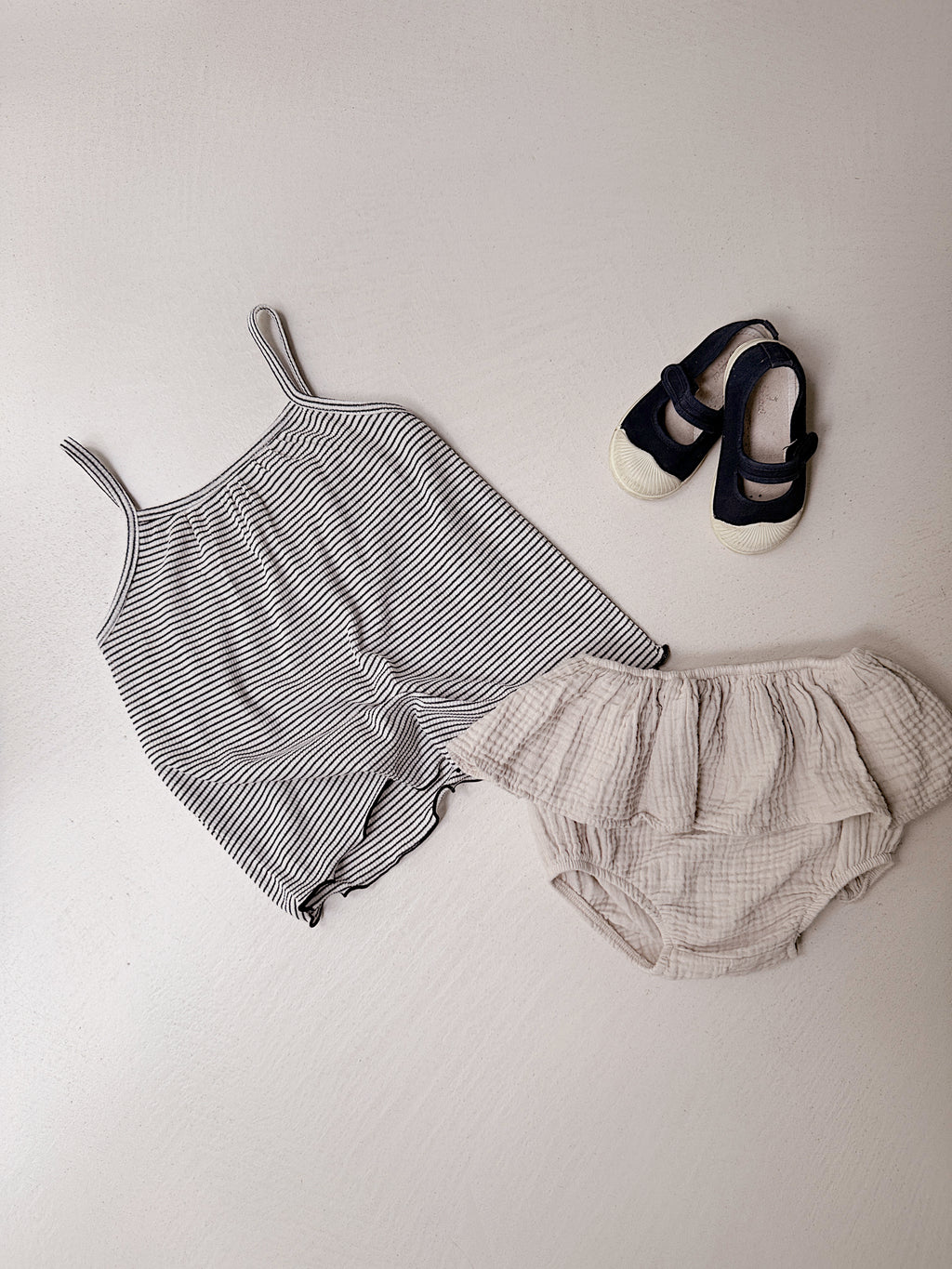 Jackie top - blue striped