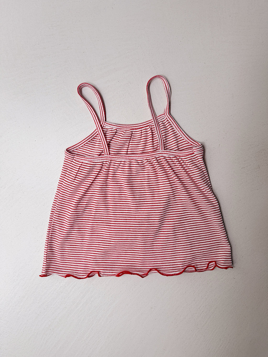 Top Jackie - red with stripes