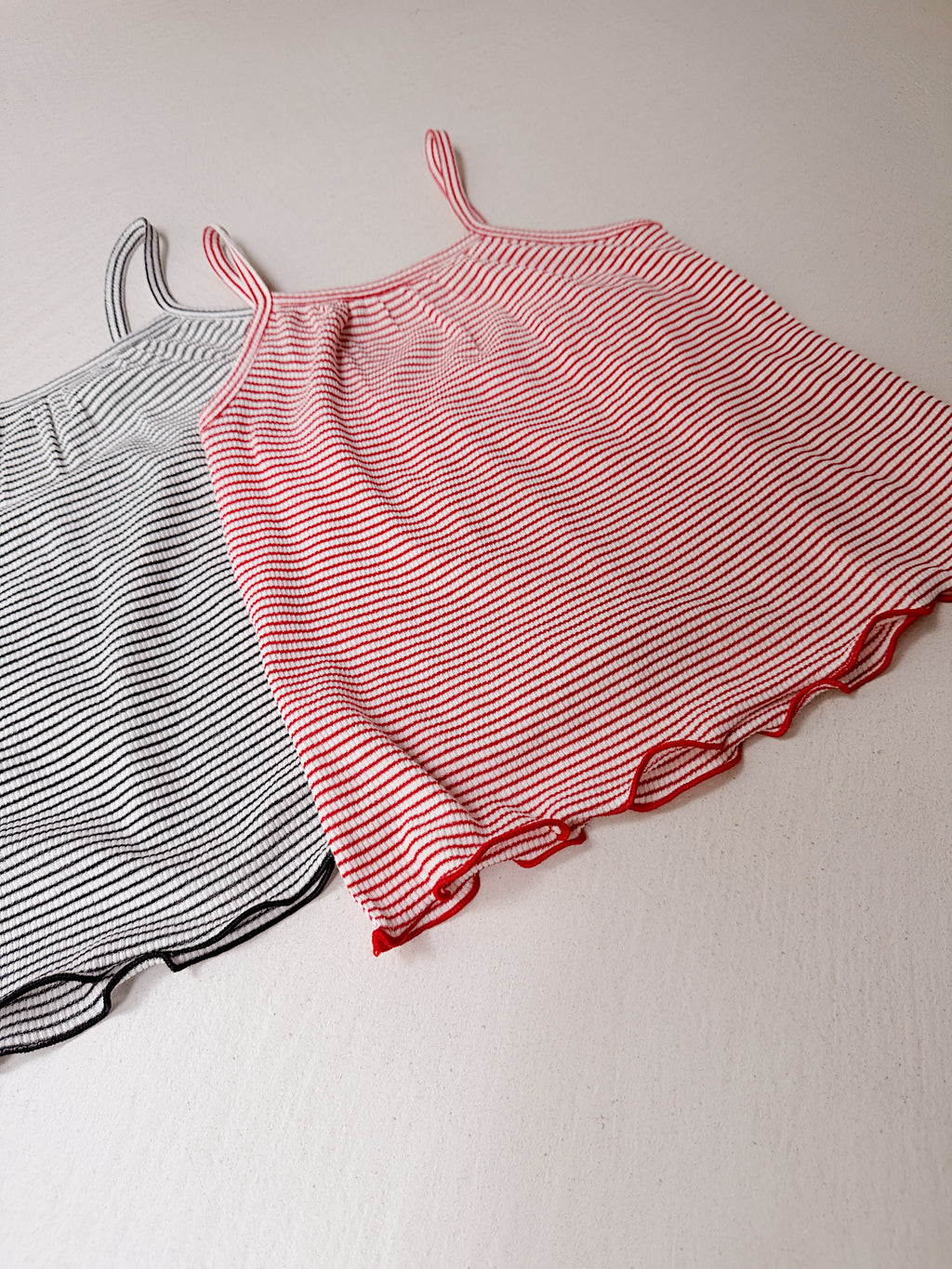 Top Jackie - red with stripes