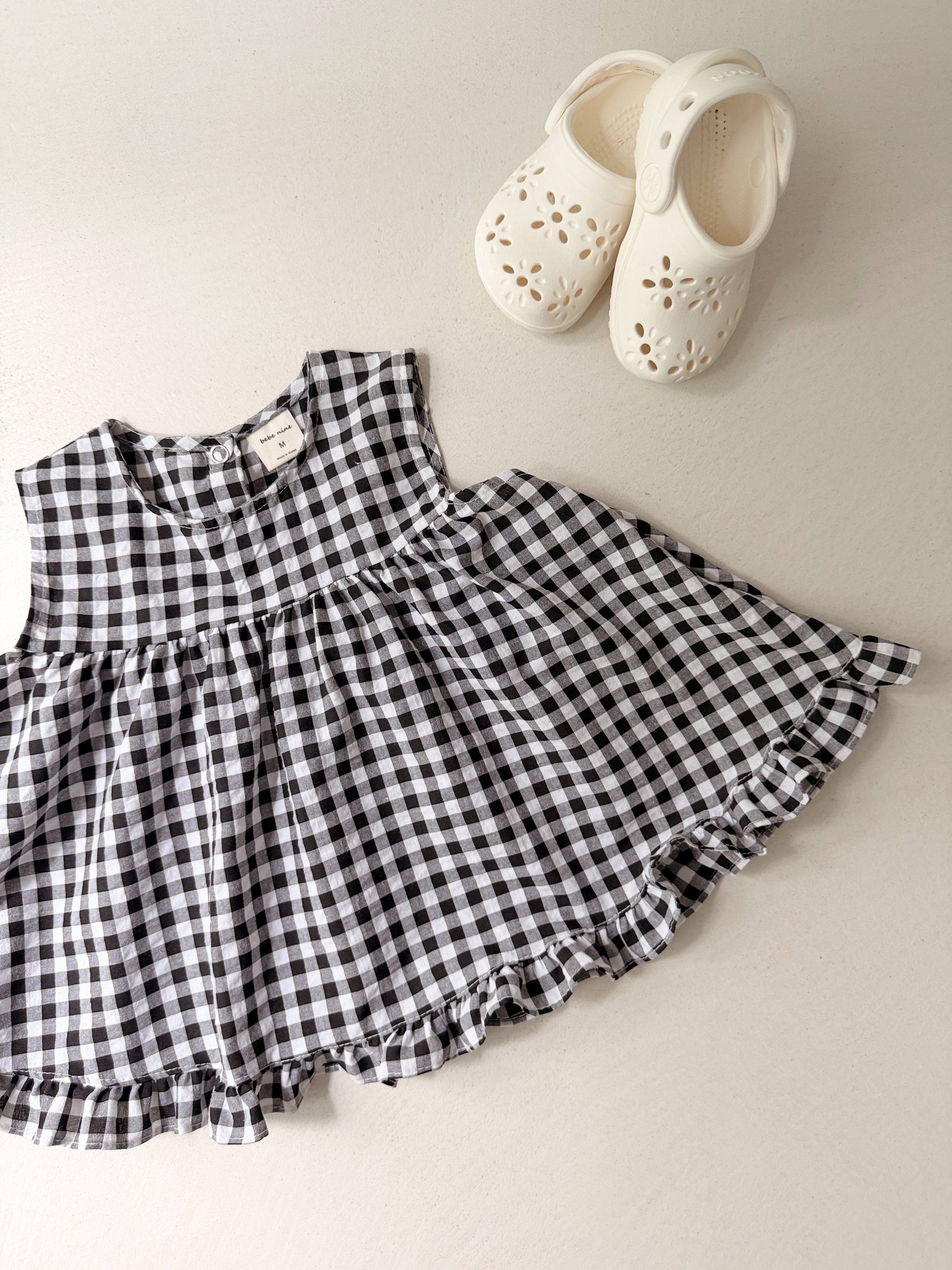 Blouse Hanna - vichy noir