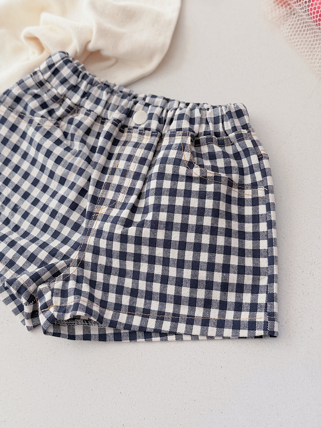 Shorts Alexa - blue gingham